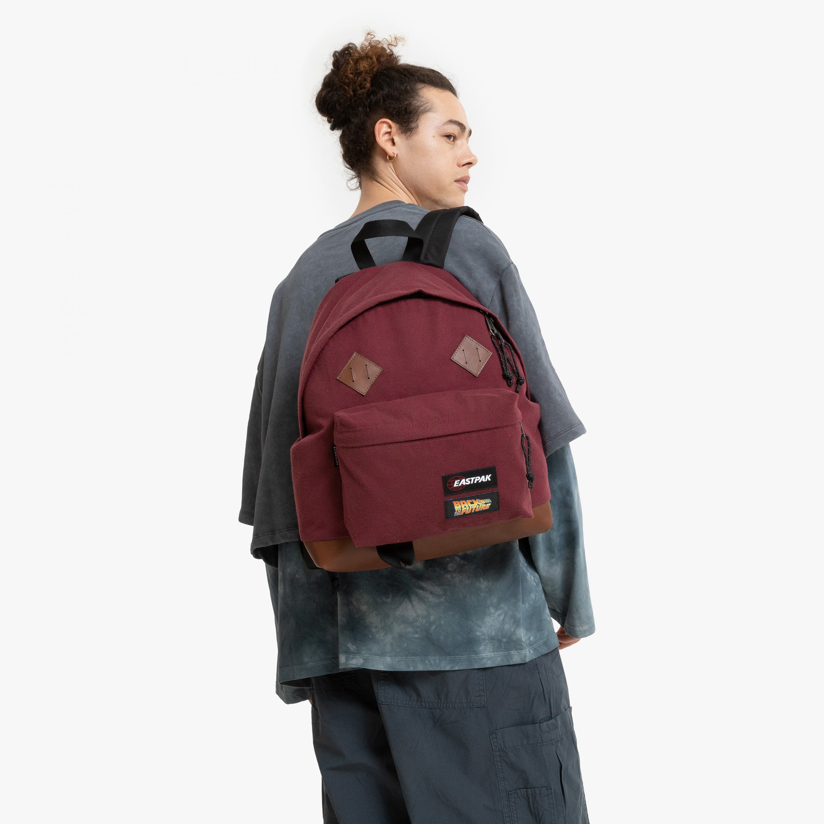 Eastpak Padded Mcfly BTTF Burgundy Medium Backpack - EK0A5BGI2F31