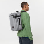 Eastpak Transit'R Pack Sunday Grey Convertible Backpack Duffle Bags