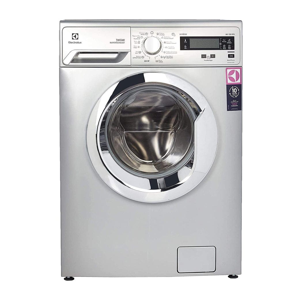 Electrolux 8Kg Front Load Washing Machine, 1200 Rpm, Silver - Ewf8251Sxm (Made In Egypt)