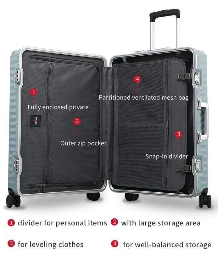 Echolac Celestra 20" Cabin Luggage Trolley Slate Blue - PC183E Slate Blue 20