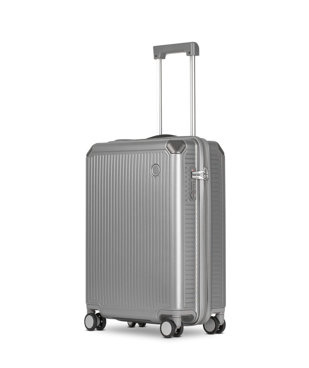 عربة حقائب سفر إيكولاك شوغون 20 بوصة 4 عجلات مزدوجة - فضي - PC148 20 Silver