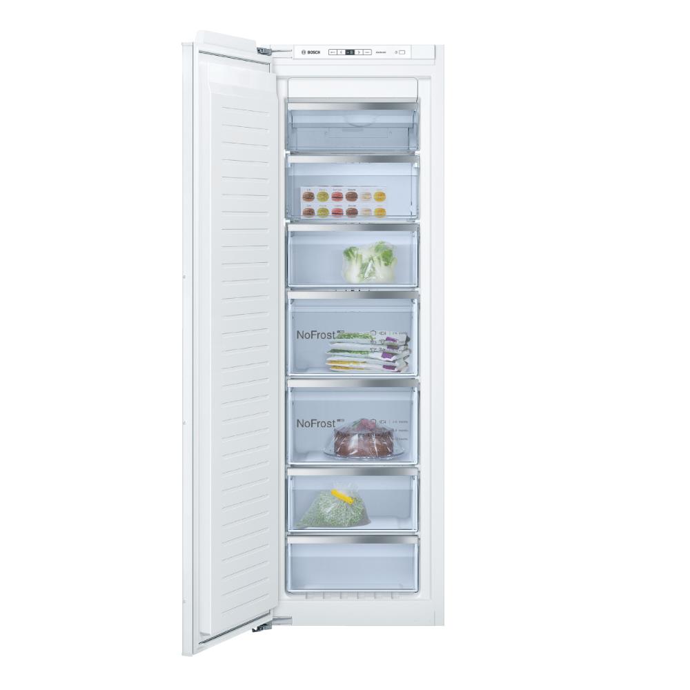 Bosch Series 6 Built In Freezer, 235 Liter Capacity, No Frost, White, GIN81AE30M, 1 Year Manufacturing Warranty