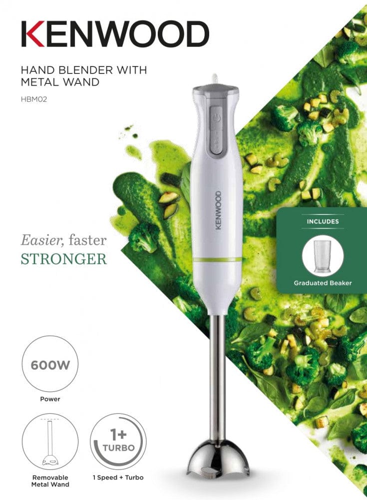 Kenwood 600W Metal Hand Blender, Hbm02.001Wh Jashanmal