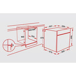 Hoover 65L Electric Oven