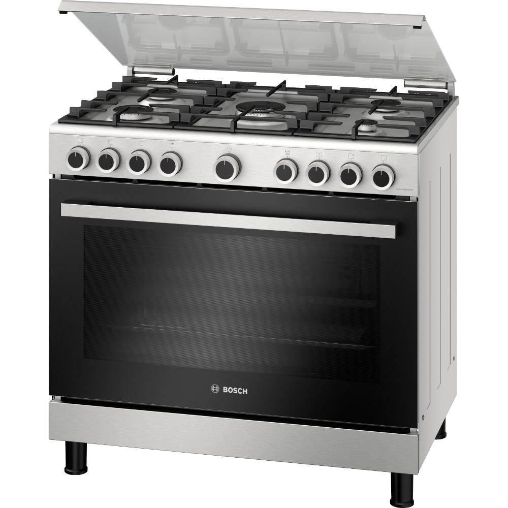 Bosch Free Standing Cooker, Gas Cooker, ??84.4 cm, ?147 L Gas Range Cooker, German Engineering Cooking Range HGVDA0Q50M