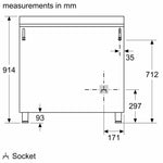 Bosch Series 8 Gas Range Cooker