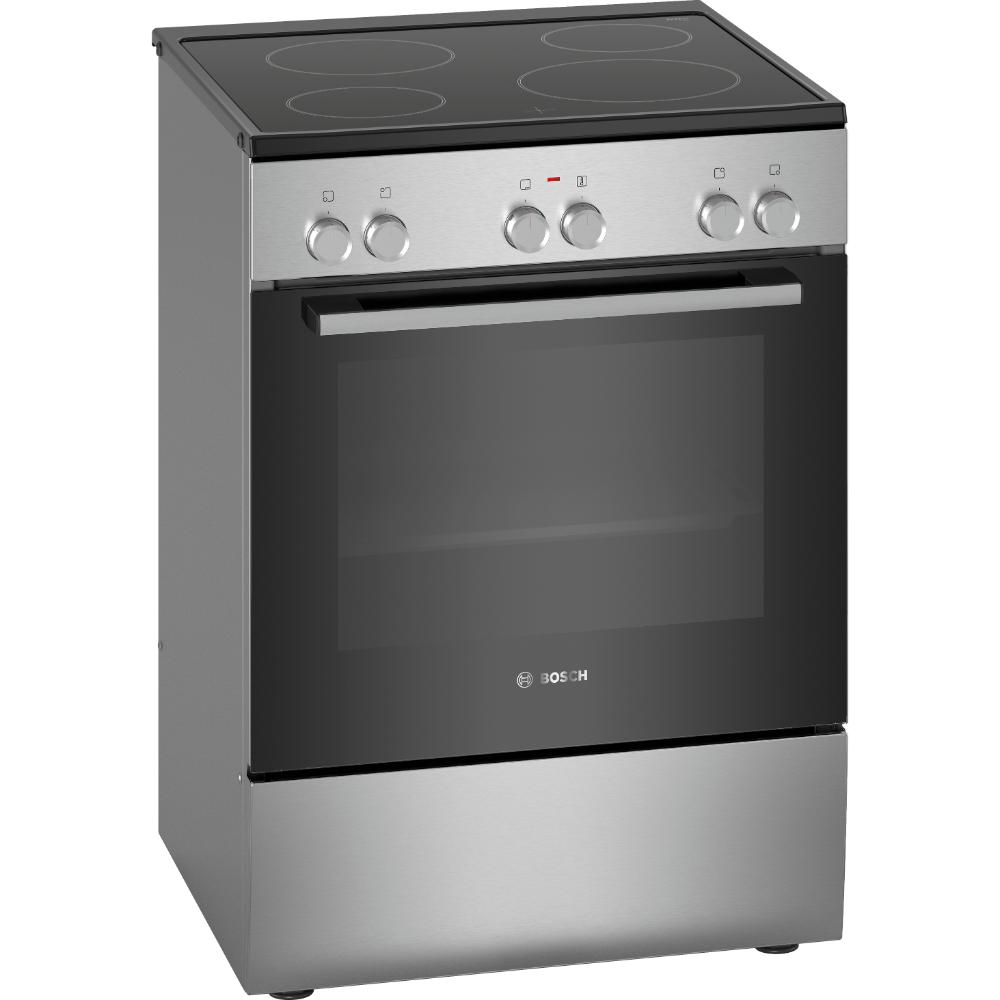 Bosch Free Standing 60cm Electric Cooker, Cooker 66 L Cavity Capacity Cooker, German Engineering Cooking Range HKL060070M