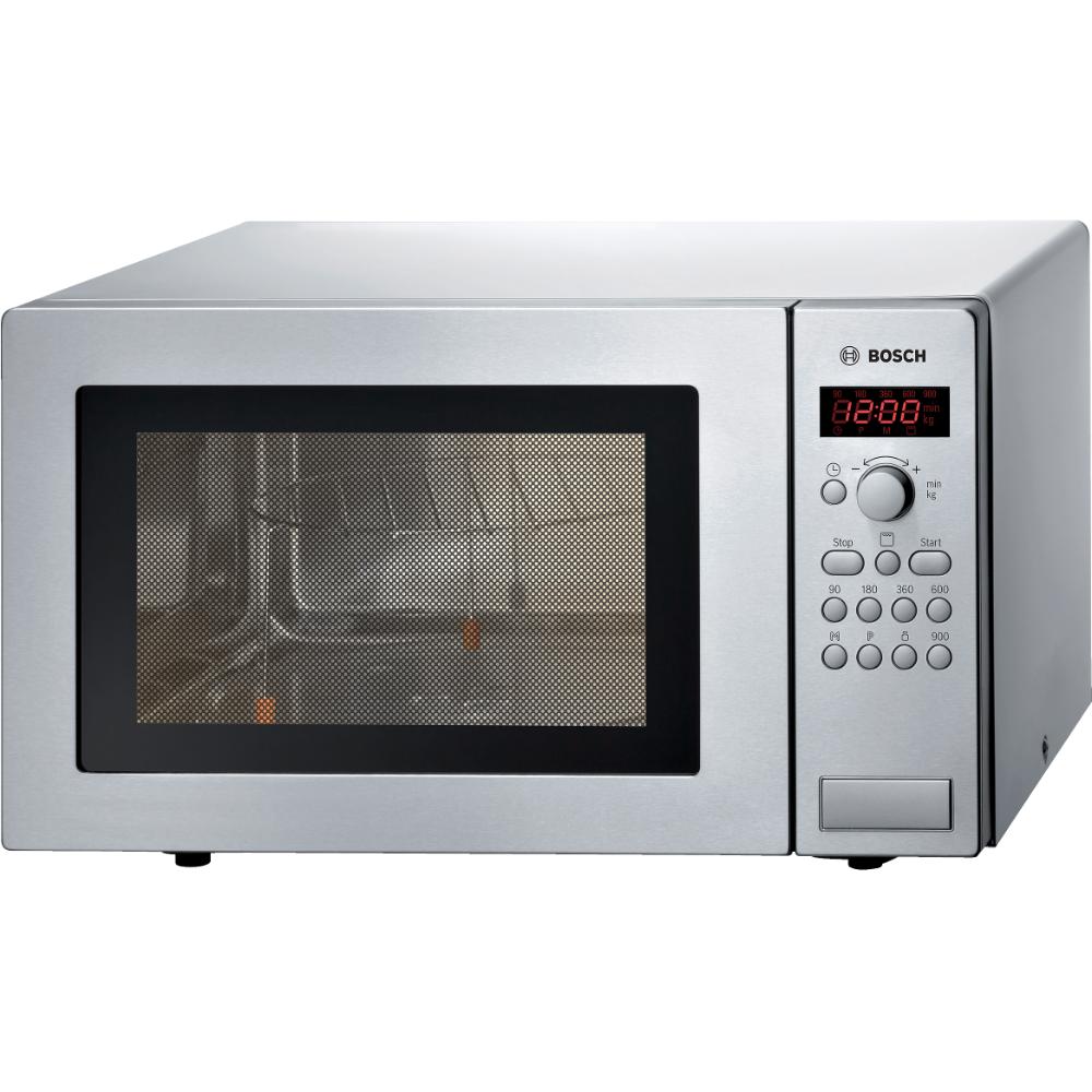 Bosch Stainless steel Microwave with Grill, 25 Liters, HMT84G451M