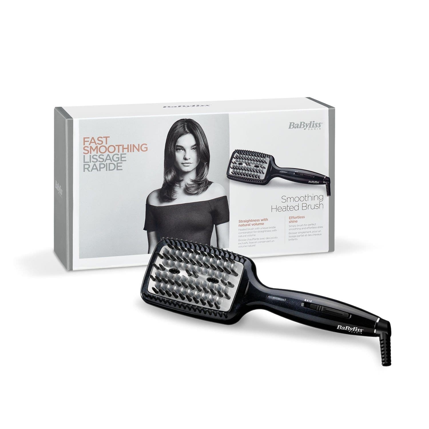 BABYLISS فرشاة هوت ستريت 3D تك اسود - HSB101SDE