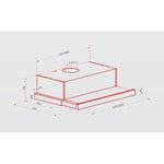 Hoover 90cm Built-In Telescopic Hood