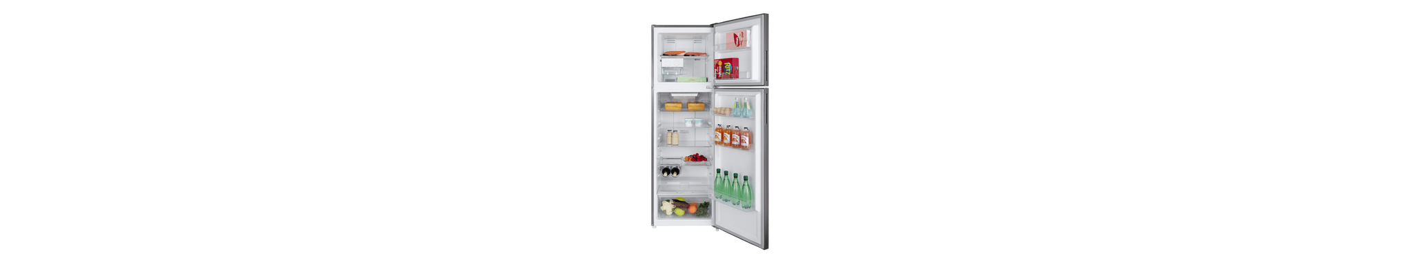 Hoover 326L No Frost Dual Inverter Top Mount Refrigerator