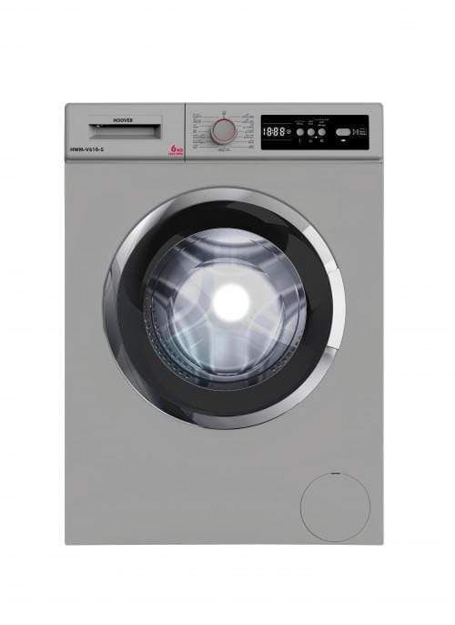 Hoover 6KG  Washing Machine 1000RPM, Silver, HWM-V610-S ( Made in Turkey)