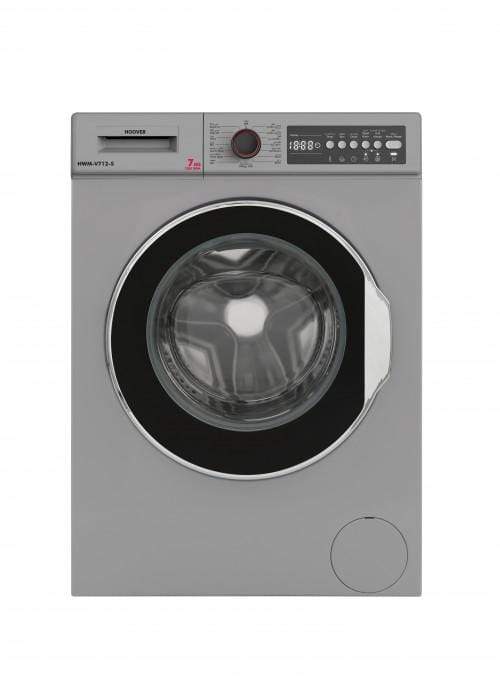 Hoover 7KG Washing Machine 1200RPM, Silver, HWM-V712-S (Made in Turkey)