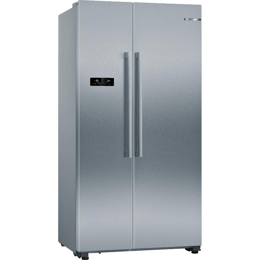 Bosch-Refrigerator side by side, 616l, Stainless Steel, KAN93VL30M"Min 1 year manufacturer warranty"