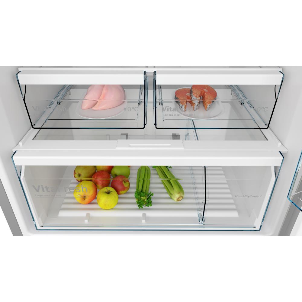 Bosch Series 4 Freestanding Fridge-Freezer with Freezer at top 581L
