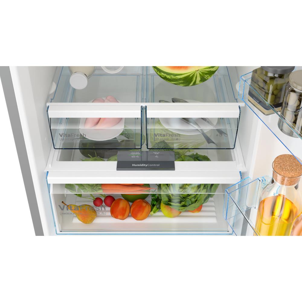 Bosch Series 4 Freestanding Refrigerator with Freezer at Bottom 186x70