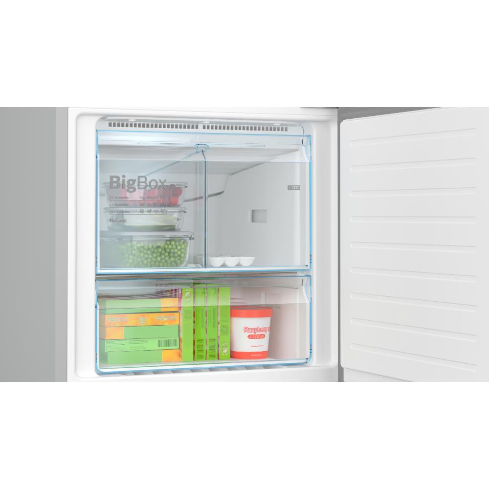 Bosch Series 4 Freestanding Refrigerator with Freezer at Bottom 186x70