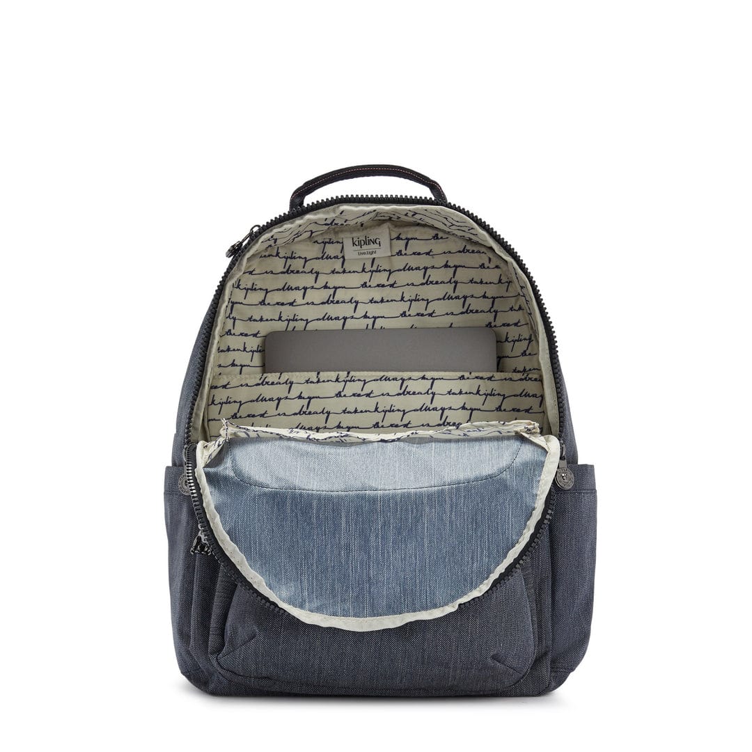Kipling Seoul Active Denim Large Backpack C2I6363-25E