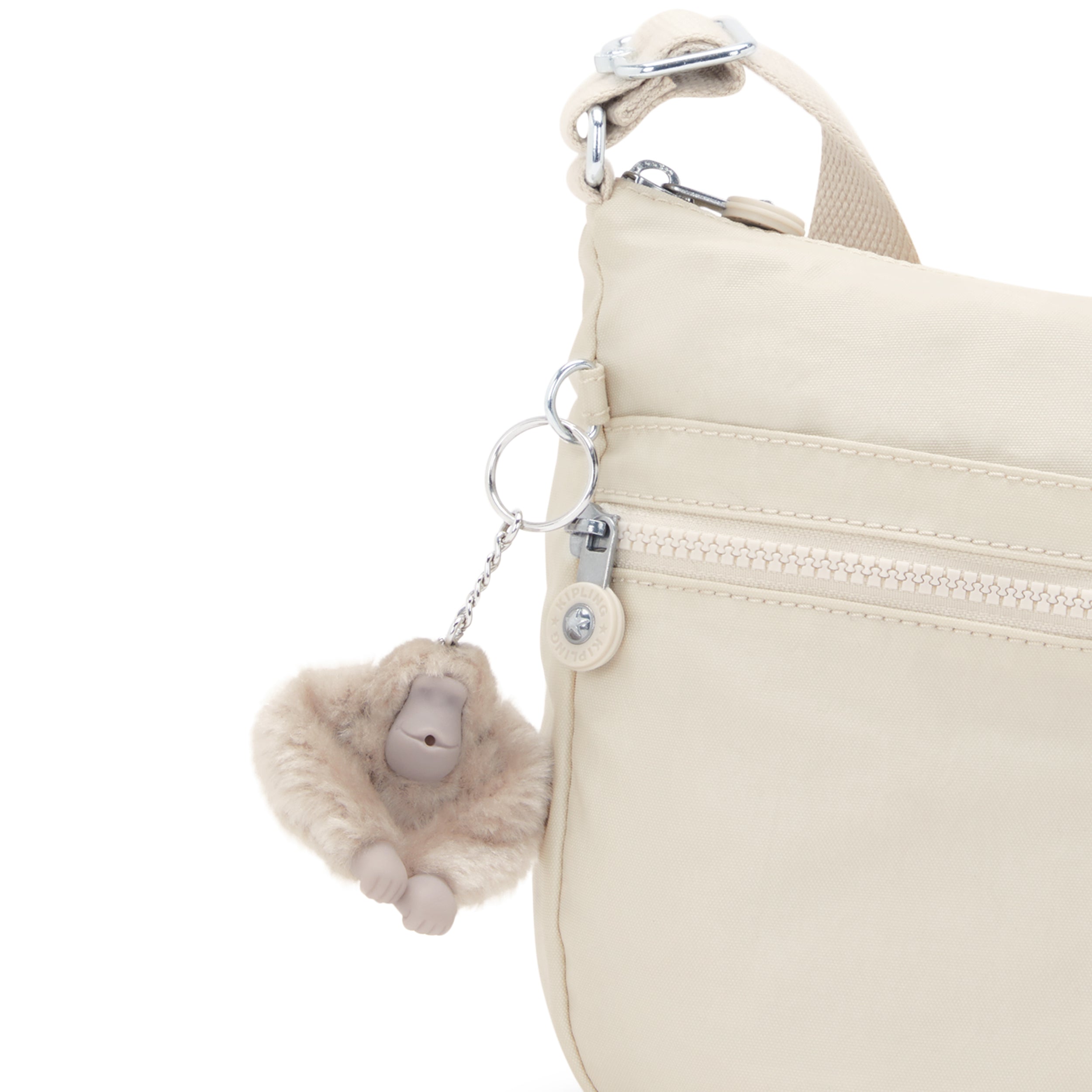 Kipling Izellah Beige Pearl Medium Crossbody Bag C212592-3KA