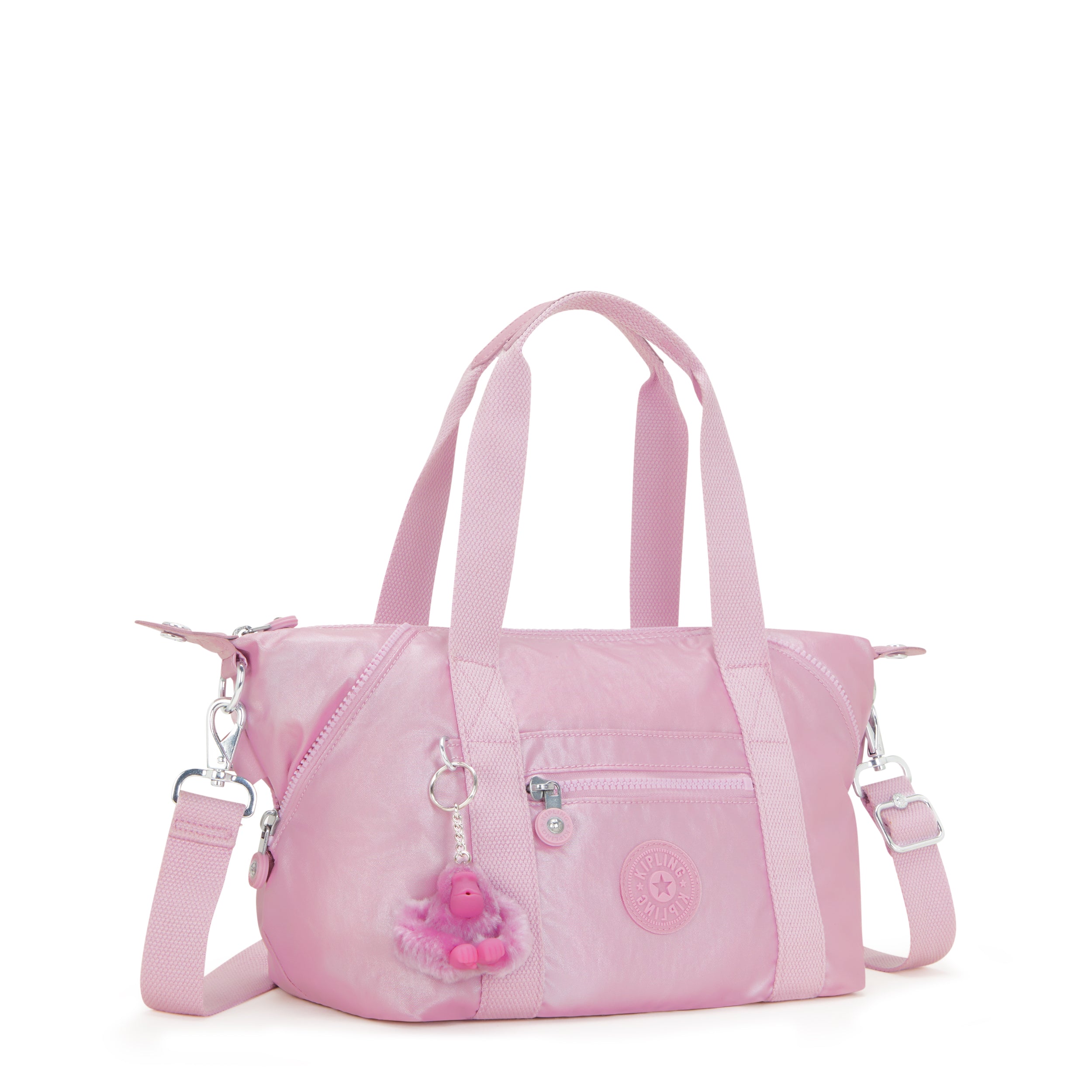 KIPLING-Art Mini-Small handbag (with removable shoulderstrap)-Metallic Lilac-15410-F4D