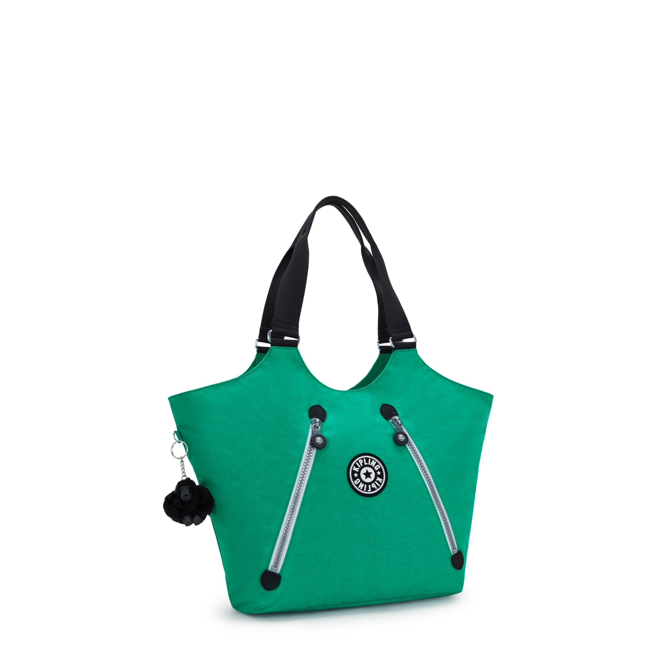 KIPLING-New Cicely-Medium Tote with Zipped Closure-Rapid Green-I2888-AG4