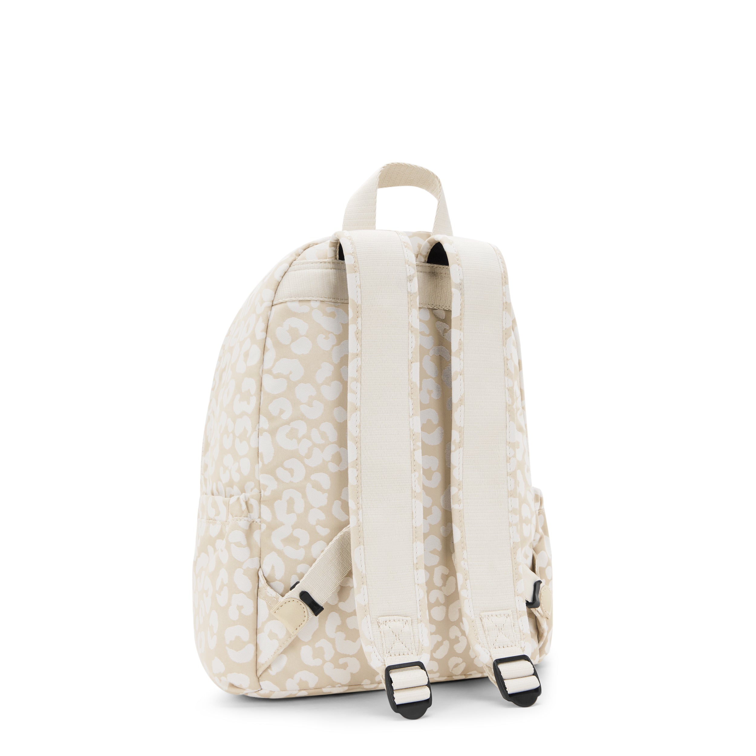 KIPLING-Delia-Medium Backpack-White Cheetah J-I3149-T8J
