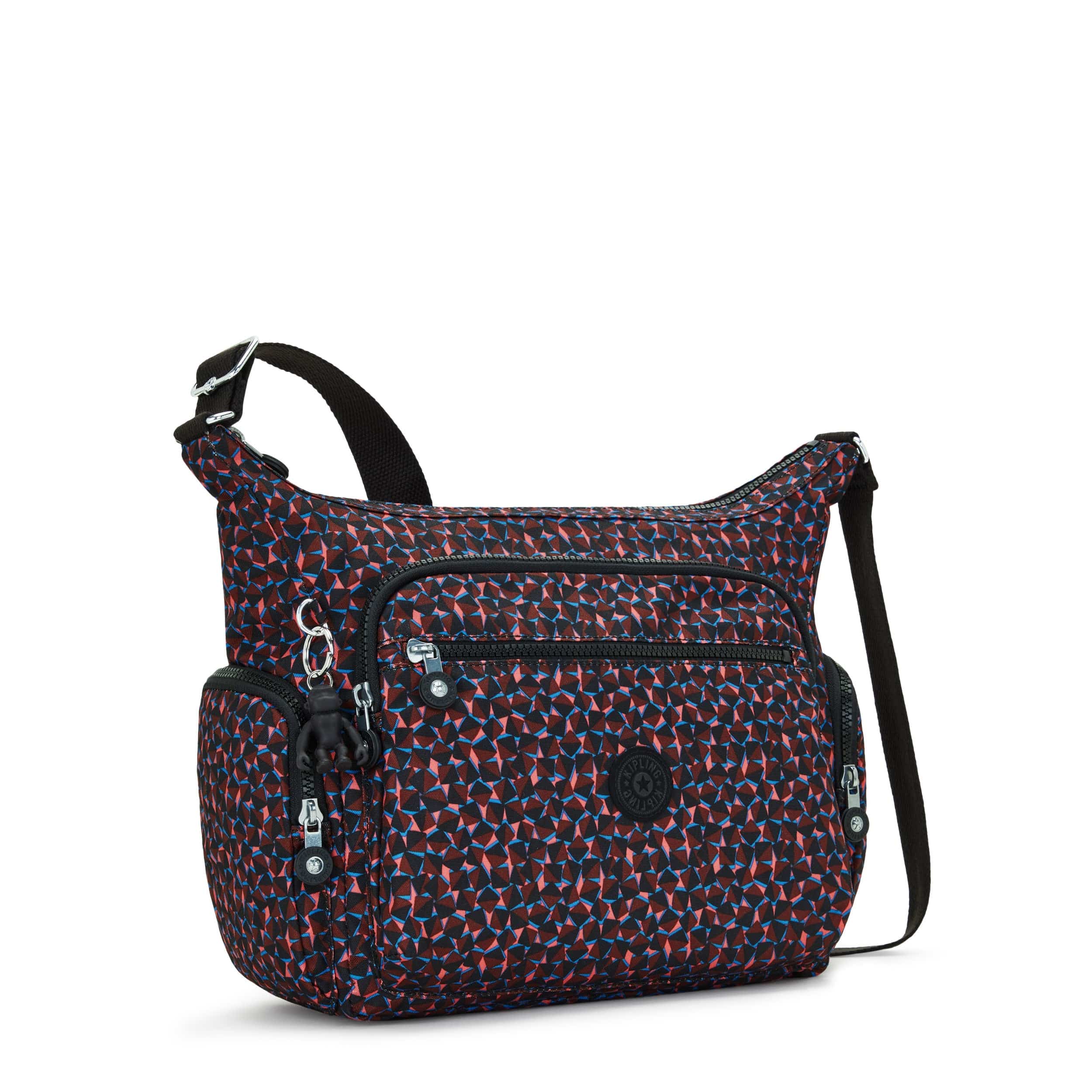 Kipling Gabbie Happy Squares Medium Crossbody Bag C2I3186-B3X