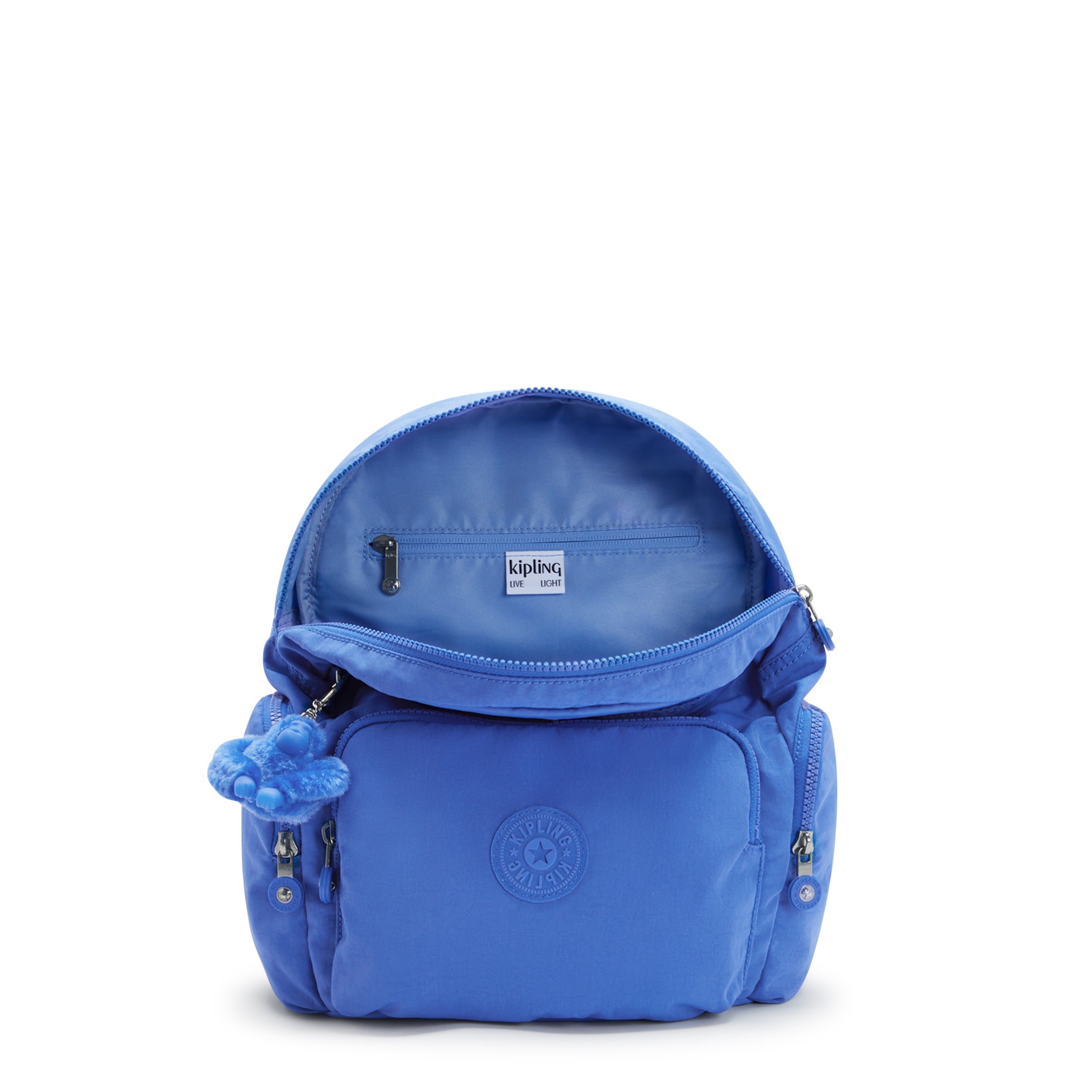 Kipling City Zip S Havana Blue Small Backpack C2I3523-JC7