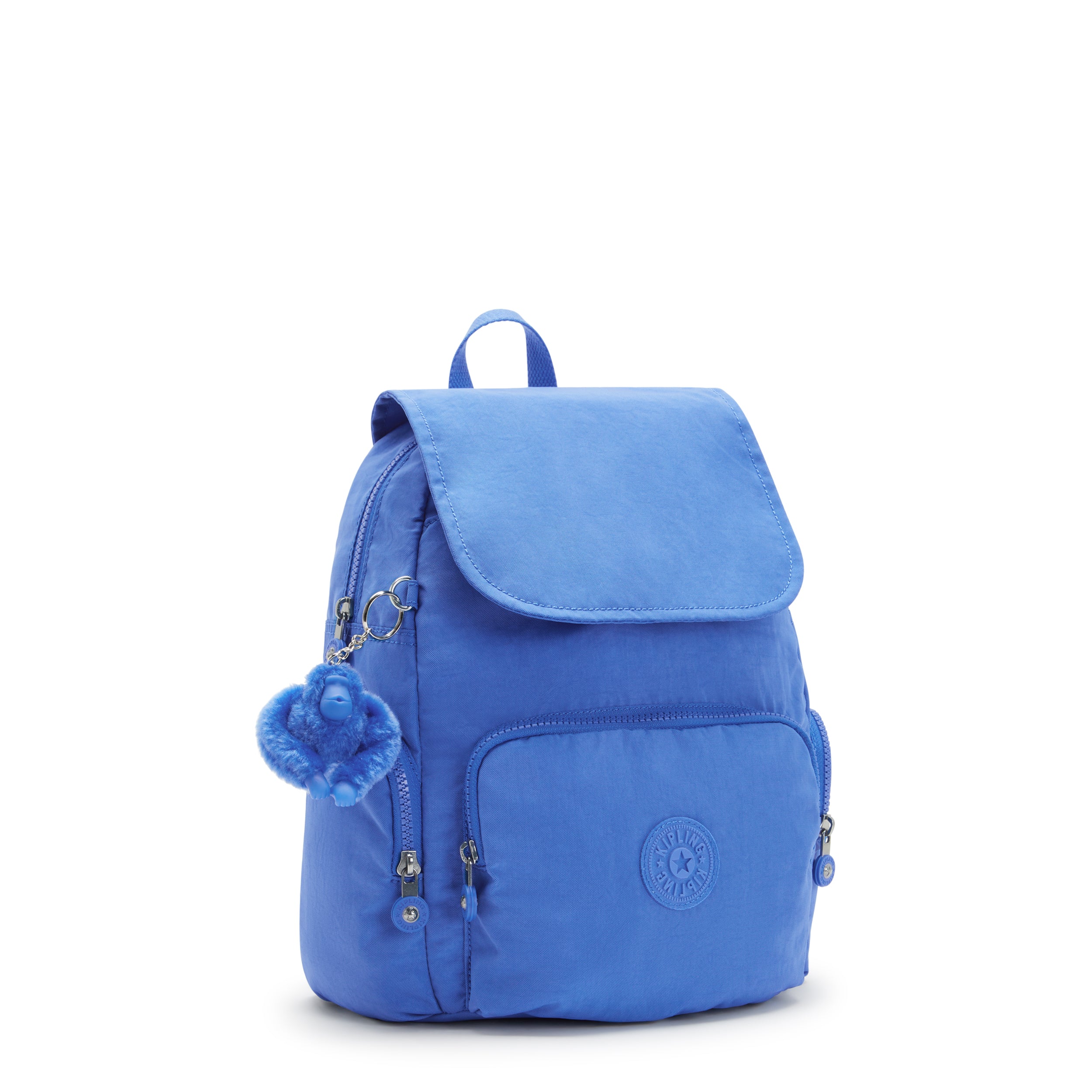 Kipling City Zip S Havana Blue Small Backpack C2I3523-JC7