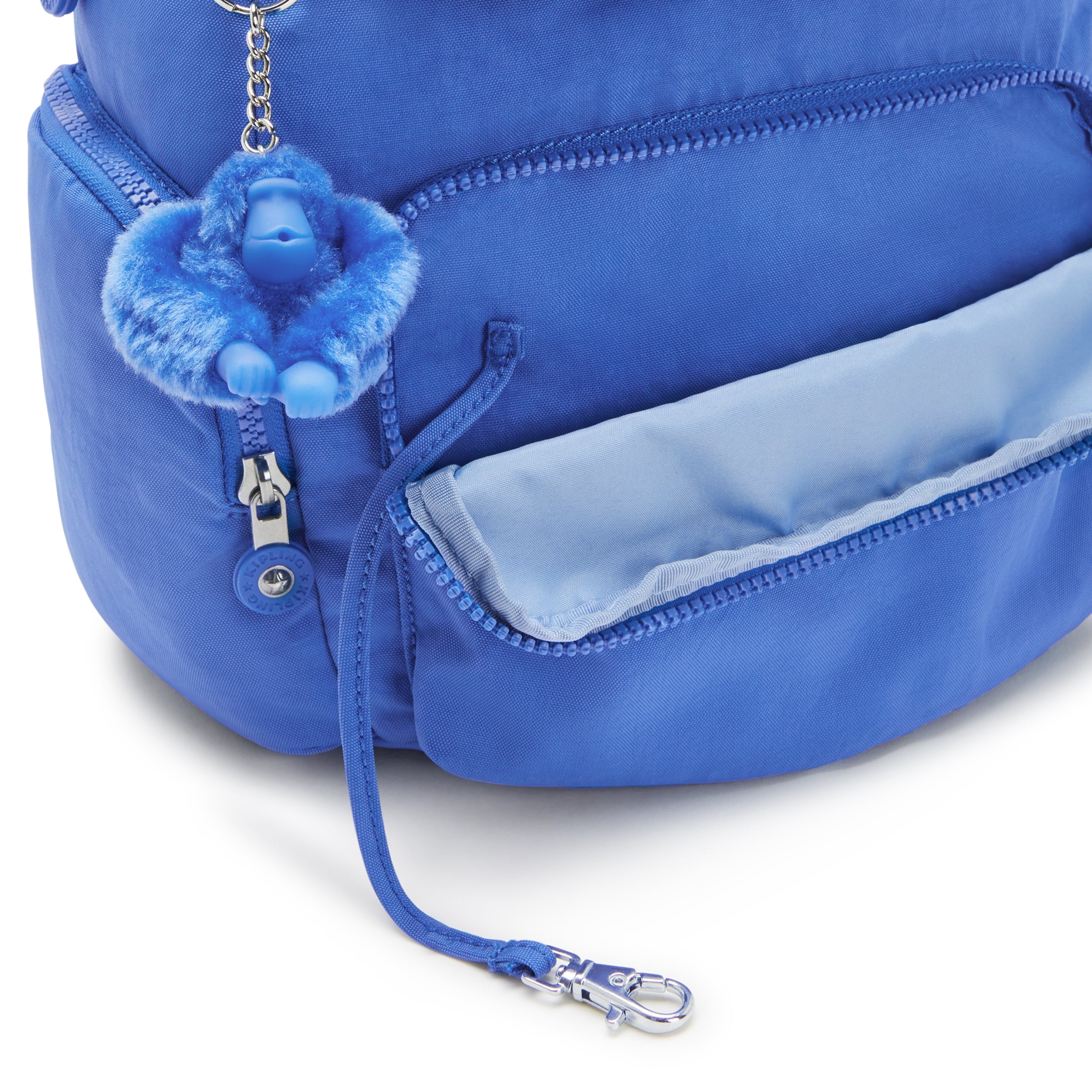 Kipling City Zip S Havana Blue Small Backpack C2I3523-JC7