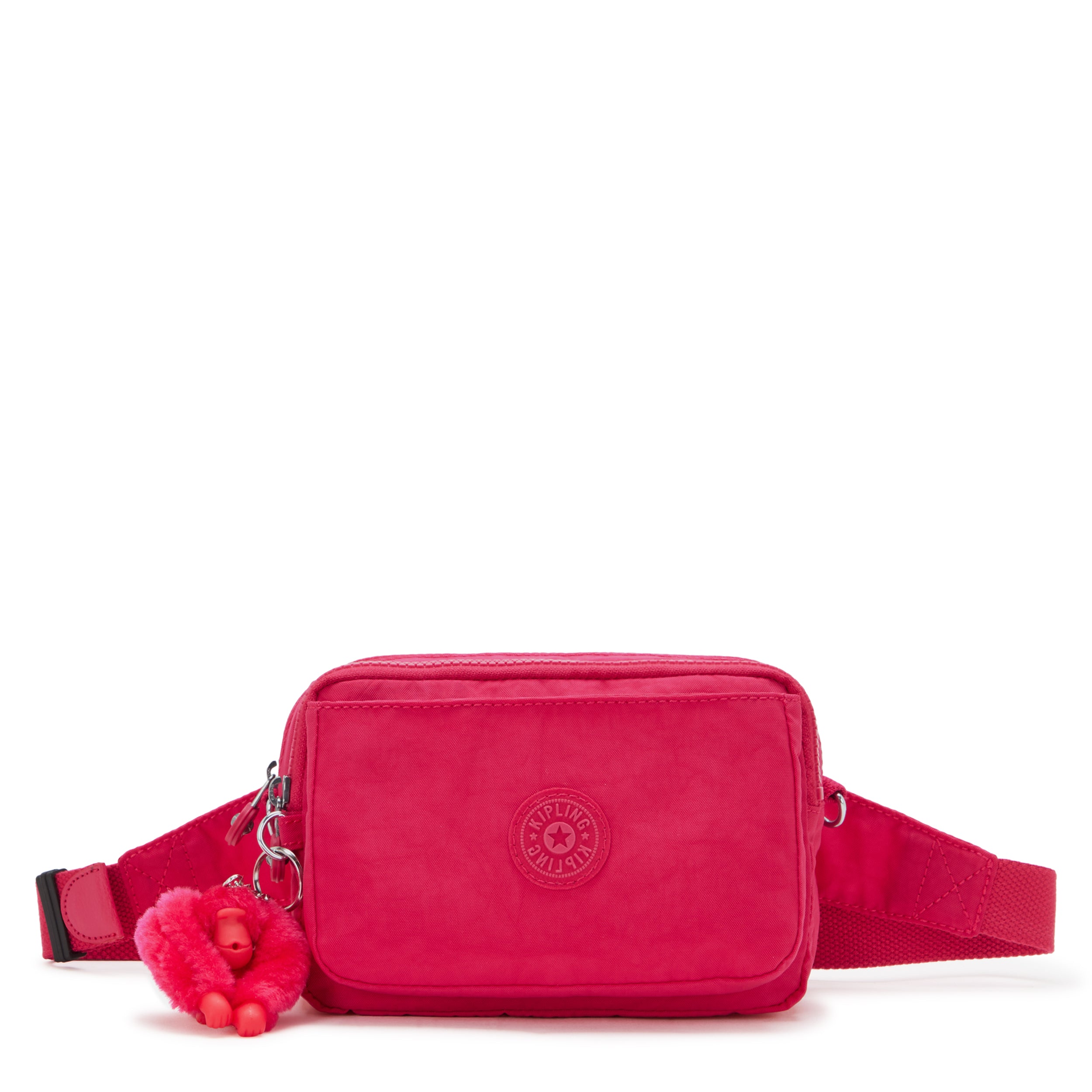 KIPLING-Abanu Multi-Small crossbody convertible to waistbag (with removable straps)-Confetti Pink-I3795-T73