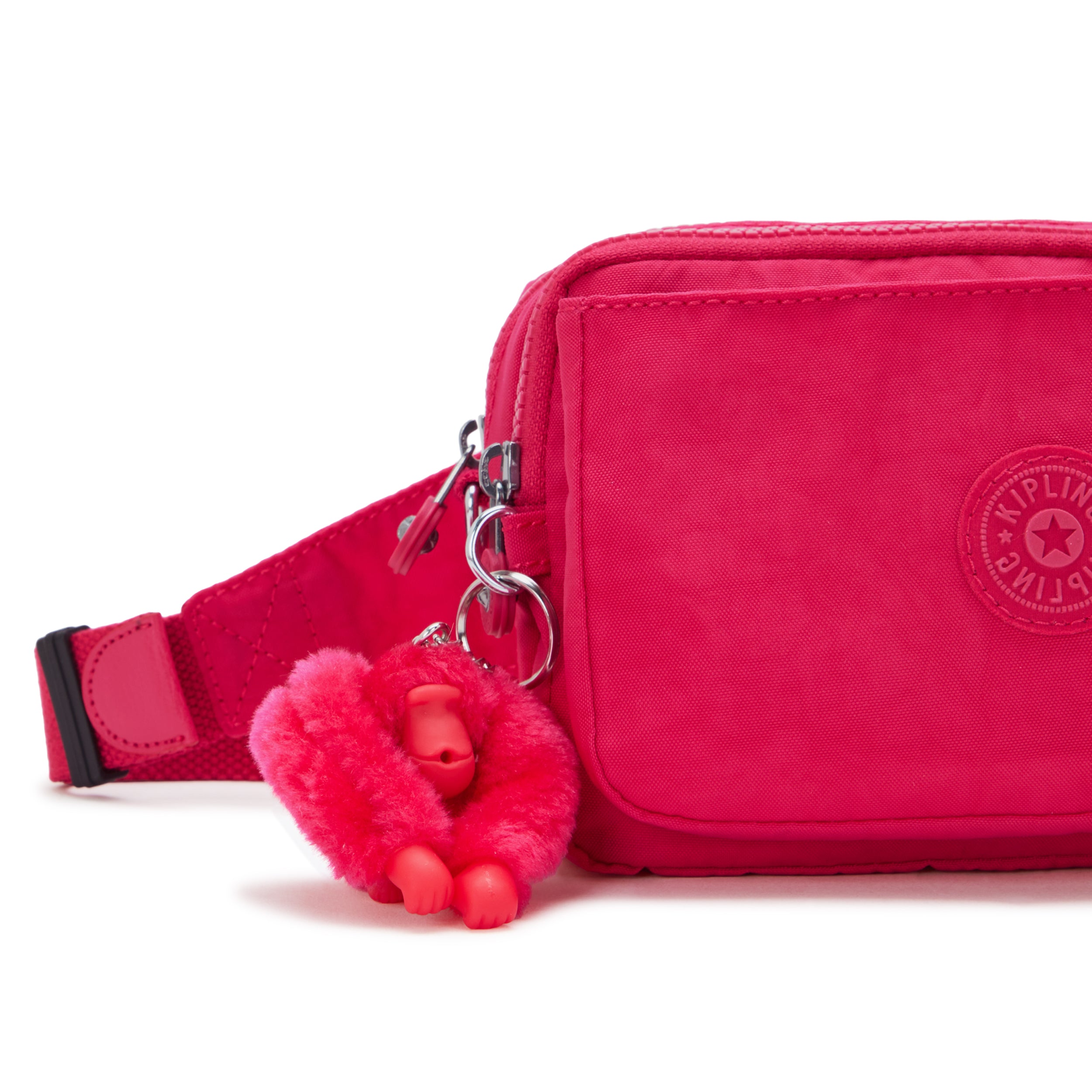 KIPLING-Abanu Multi-Small crossbody convertible to waistbag (with removable straps)-Confetti Pink-I3795-T73