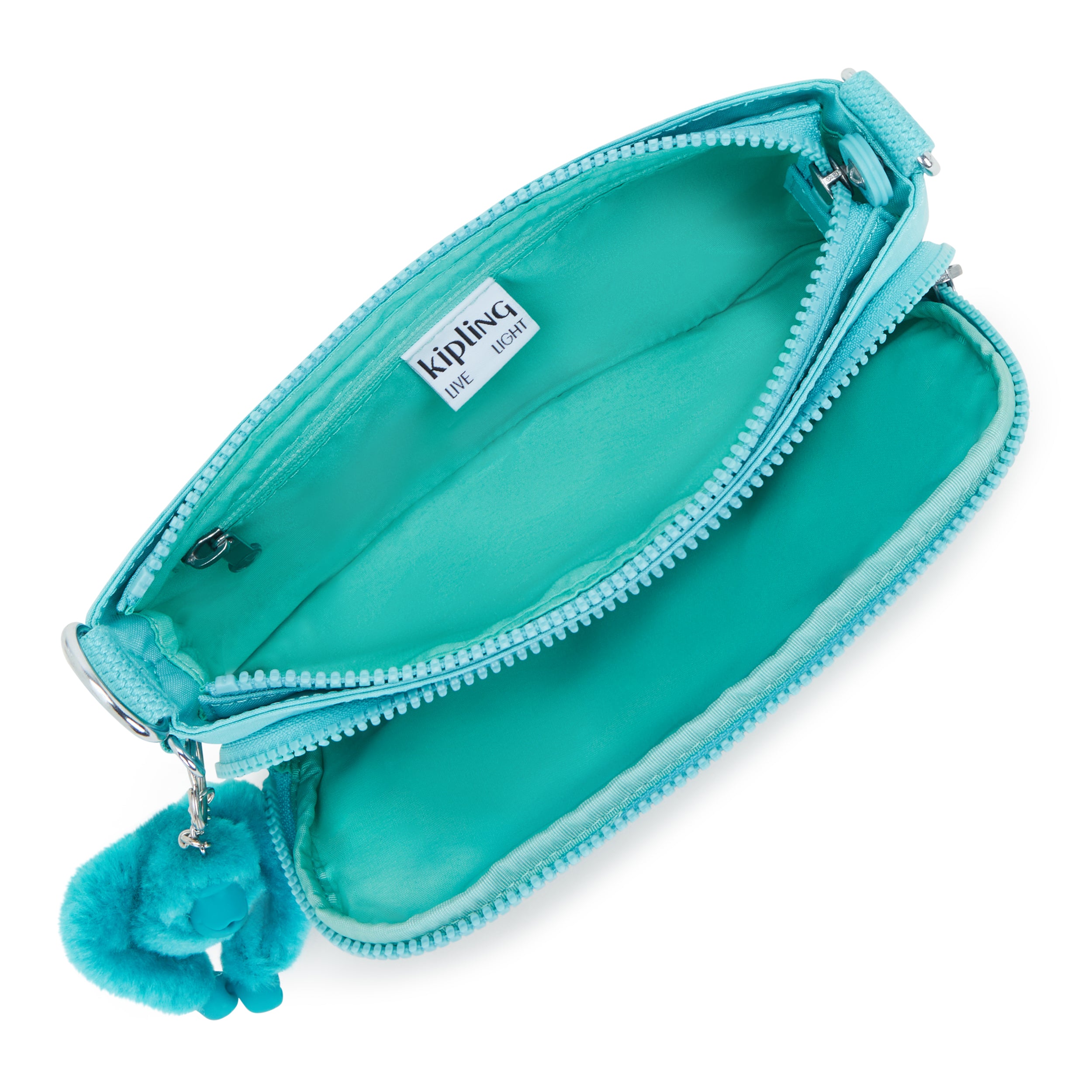 KIPLING-Milos Up-Small shoulderbag (with removable strap)-Deepest Aqua-I4378-T6E