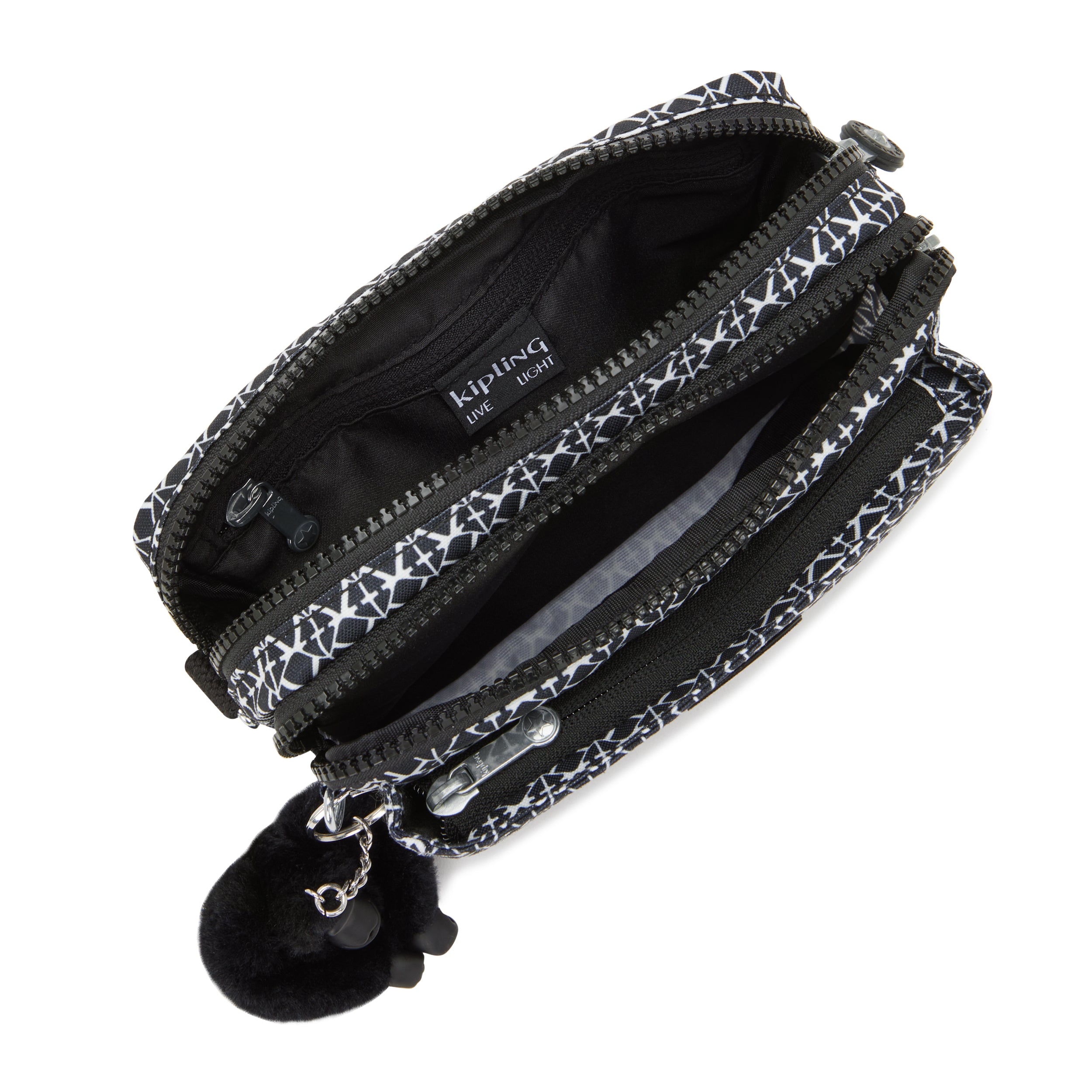 Kipling Abanu Multi Signature Print Small Crossbody Bag C2I4706-DD2