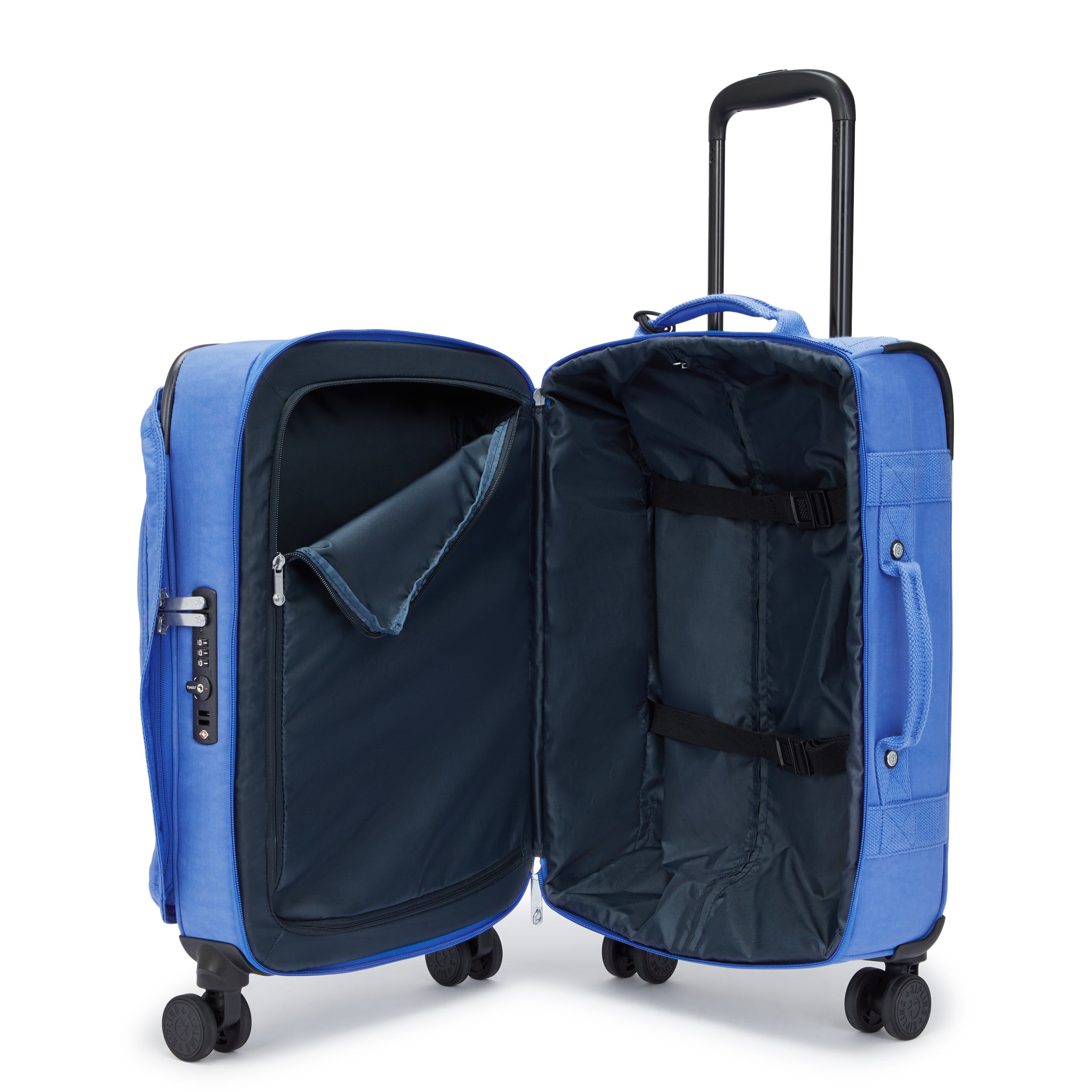 KIPLING-Spontaneous S-Small cabin size wheeled luggage-Havana Blue-I5508-JC7