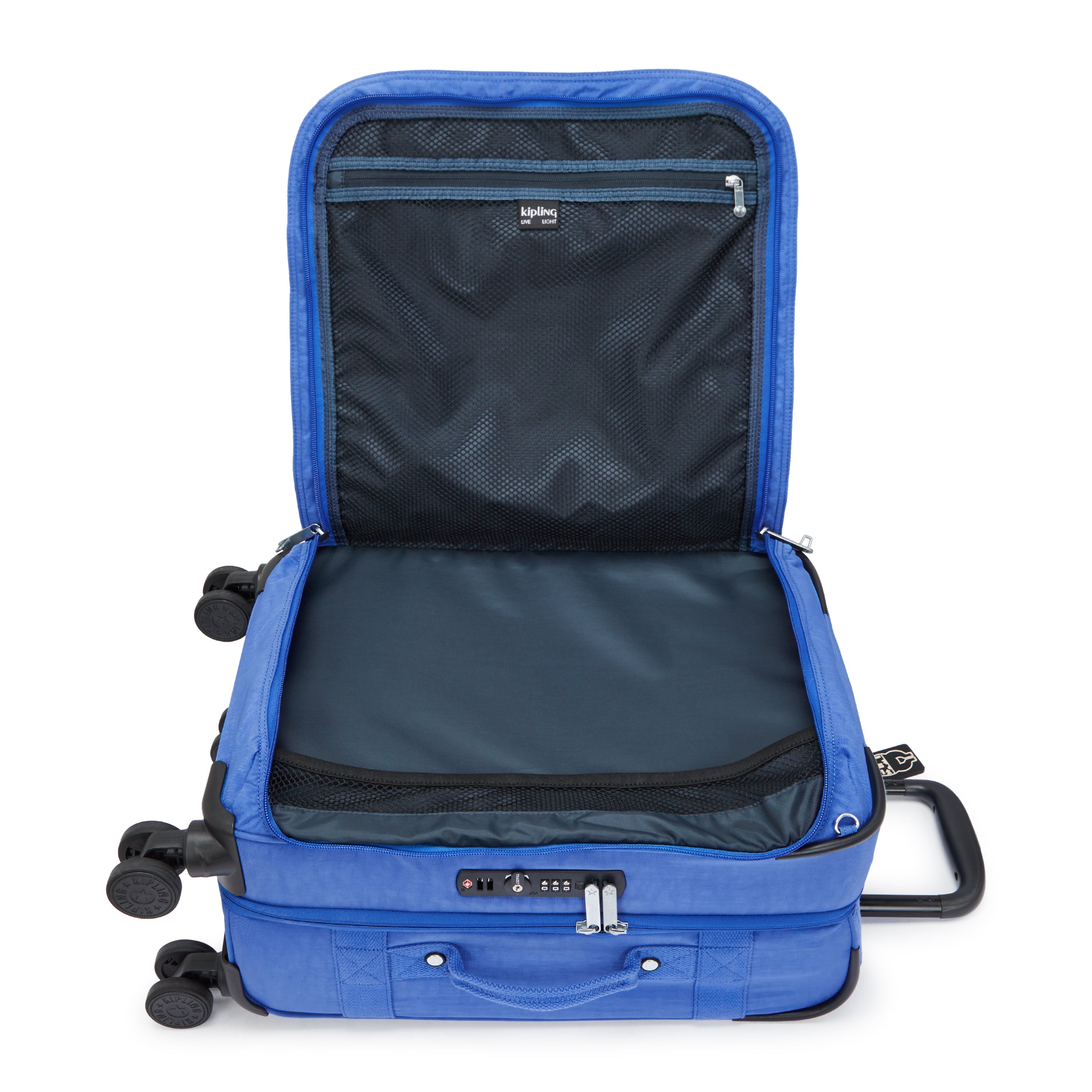 Kipling Spontaneous S Havana Blue Small Cabin Wheeled Luggage C2I5508-JC7