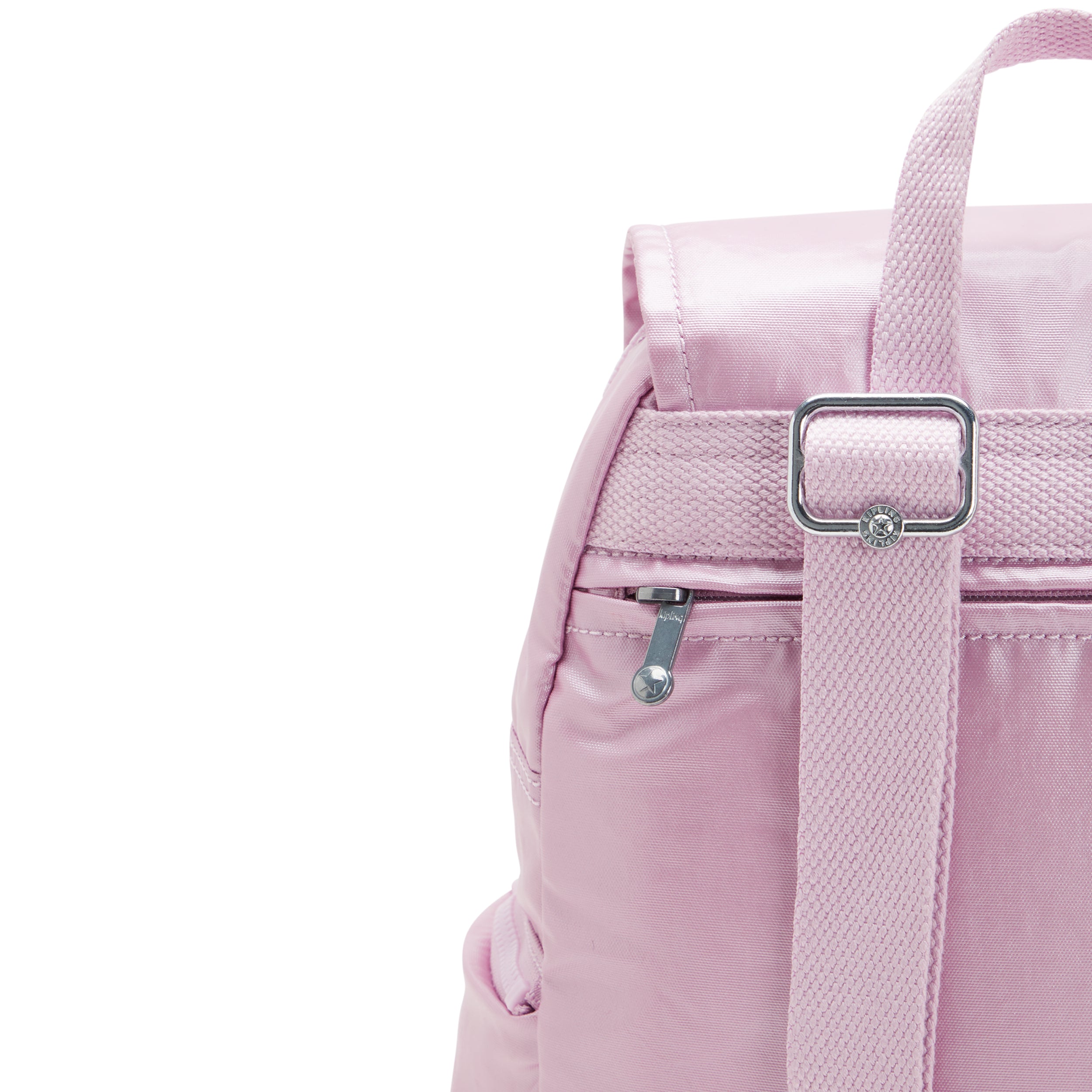 Kipling City Zip S Metallic Lilac Small Backpack C2I5634-F4D