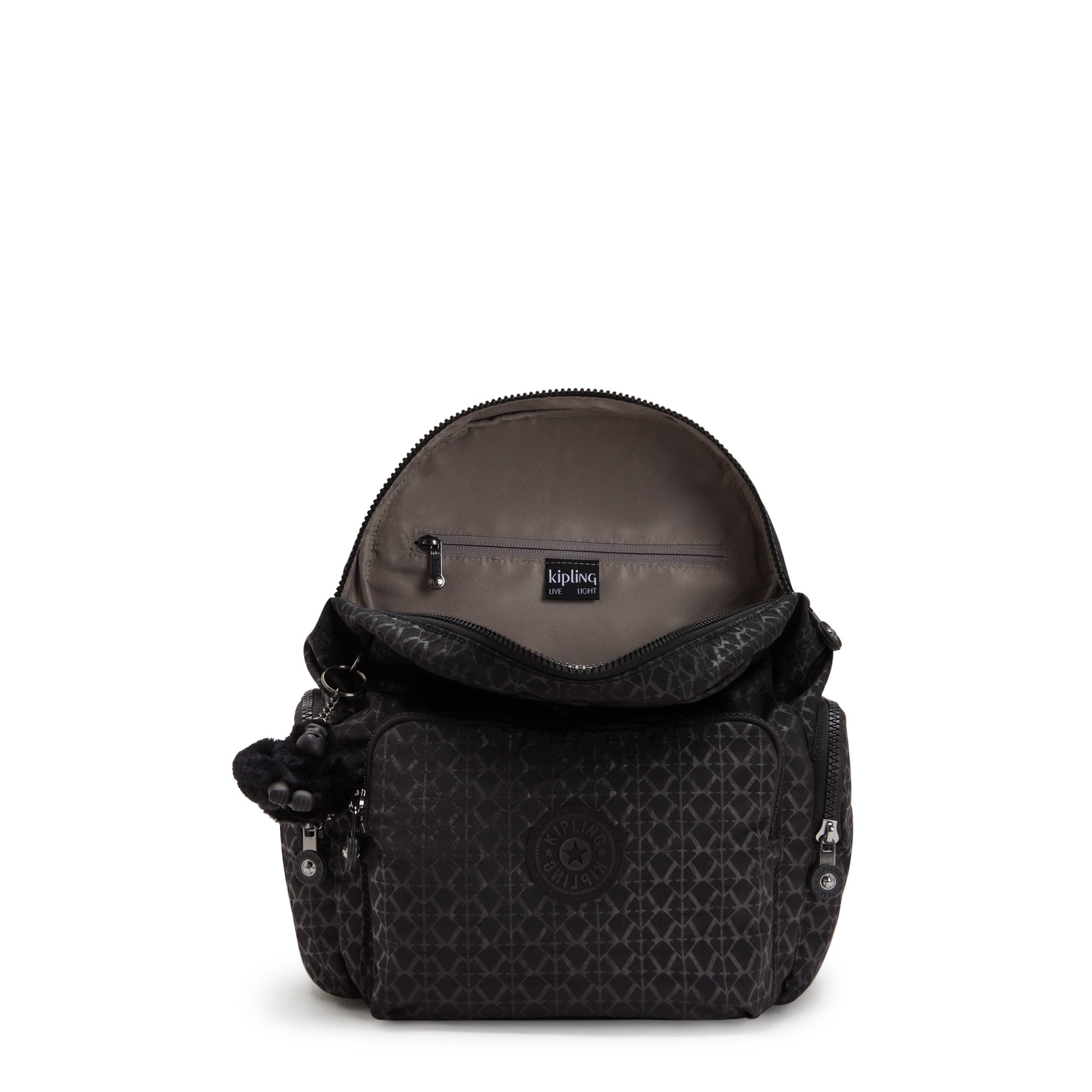 Kipling City Zip S Signature Emb Small Backpack C2I5634-K59