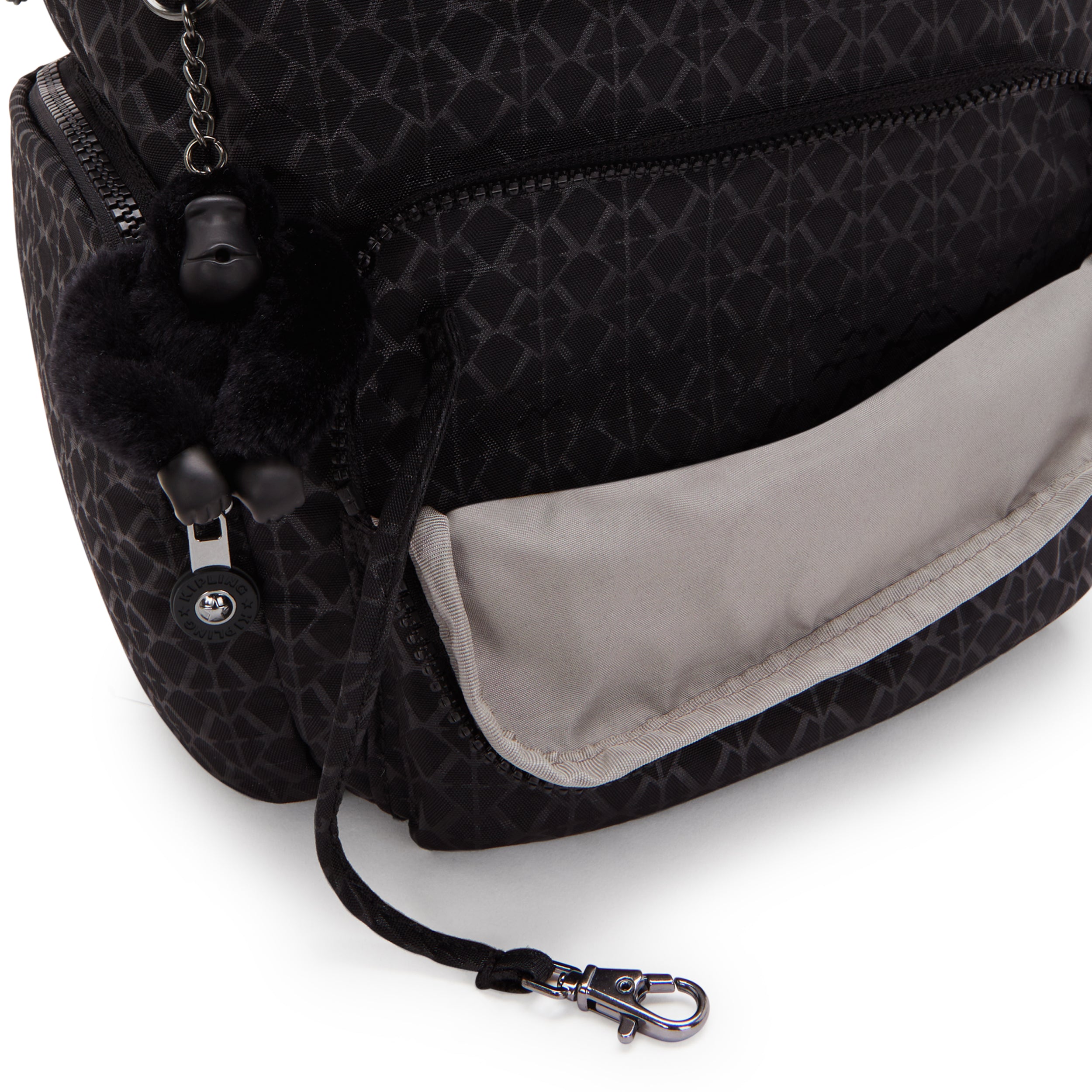 Kipling City Zip S Signature Emb Small Backpack C2I5634-K59