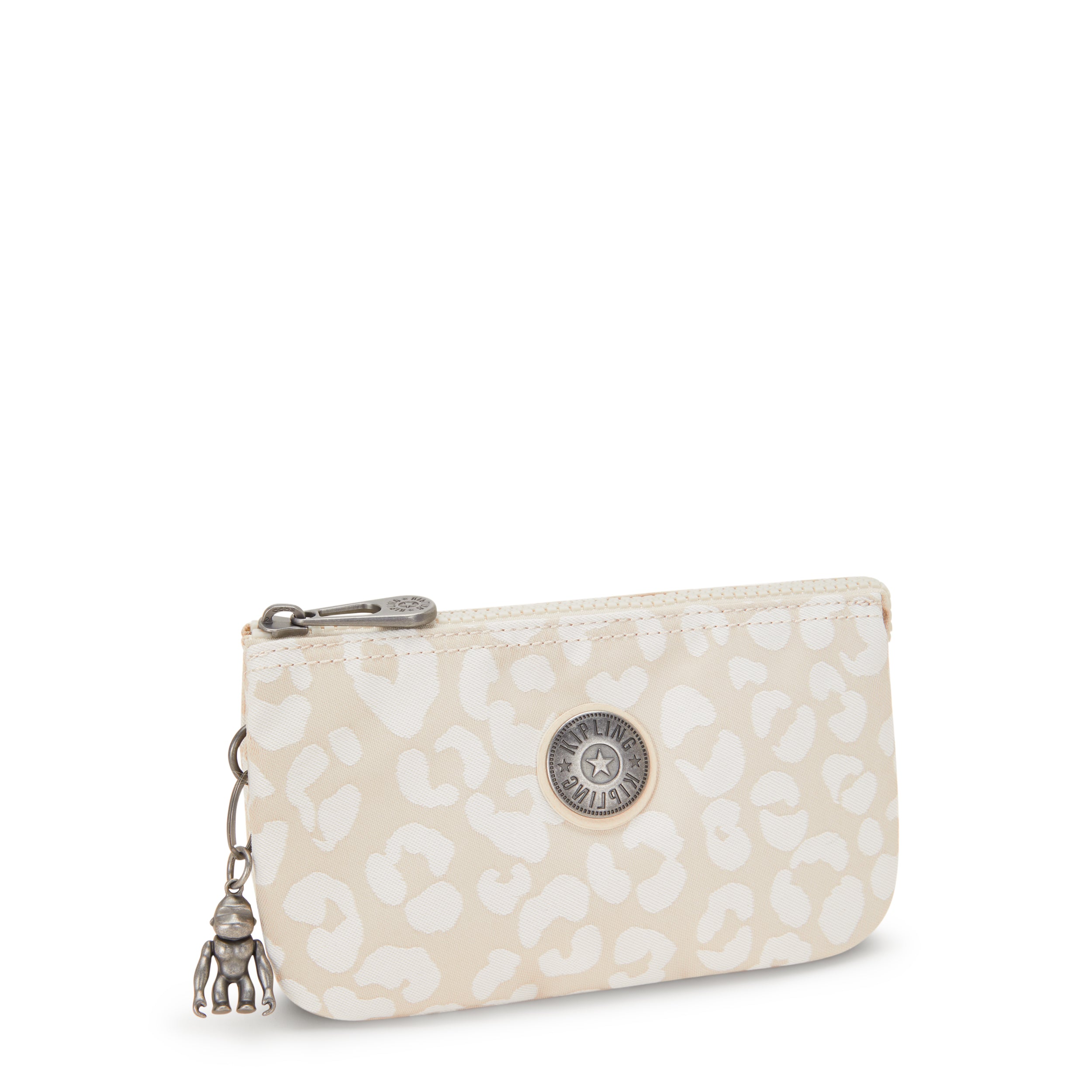 KIPLING-Creativity L-Large purse-White Cheetah J-I5688-T8J