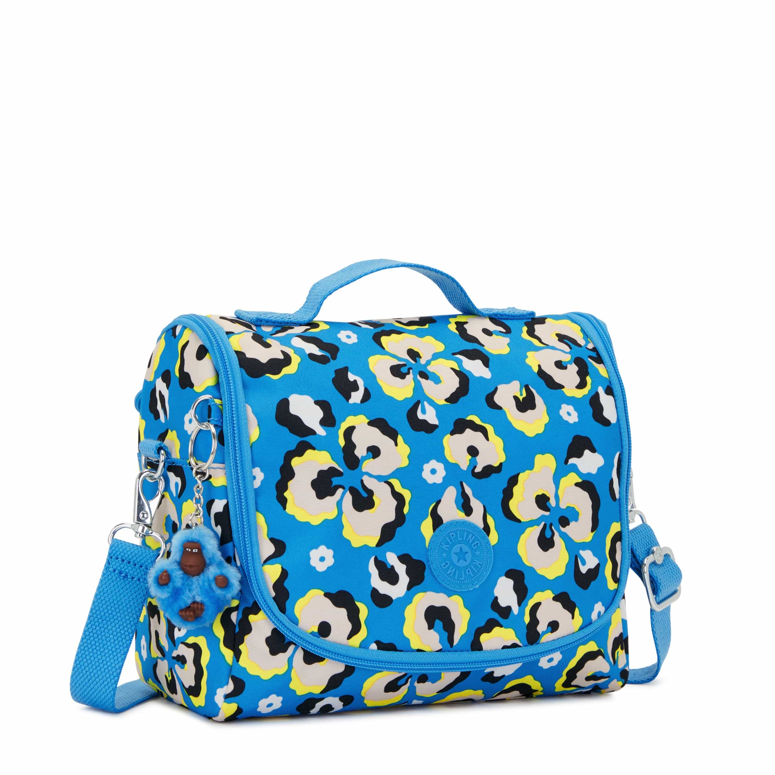 Kipling New Kichirou Leopard Floral Large Lunch Bag with Trolley Sleeve C2I5749-P2A