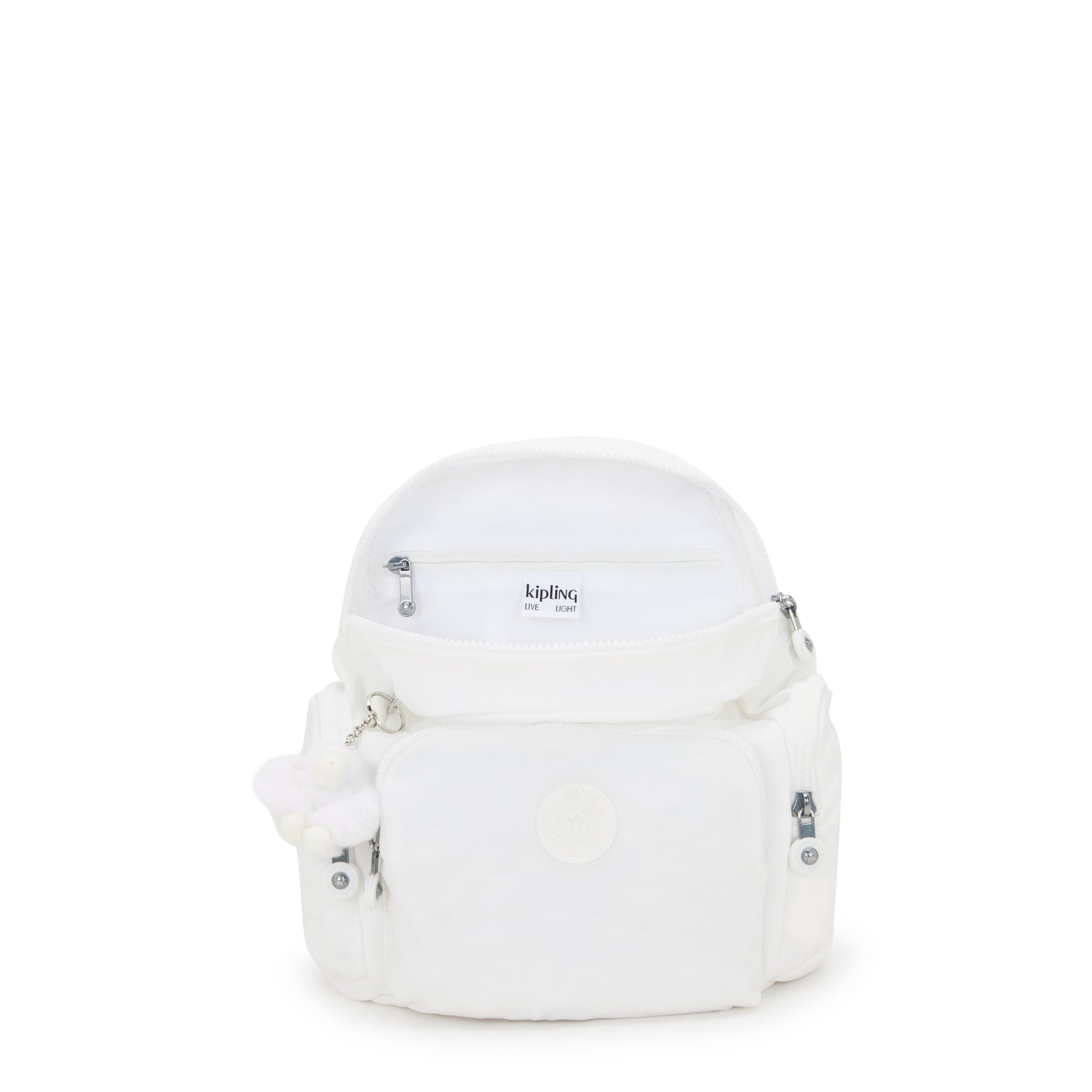 Kipling City Zip Mini Pure Alabaster Mini Backpack C2I6046-6KH
