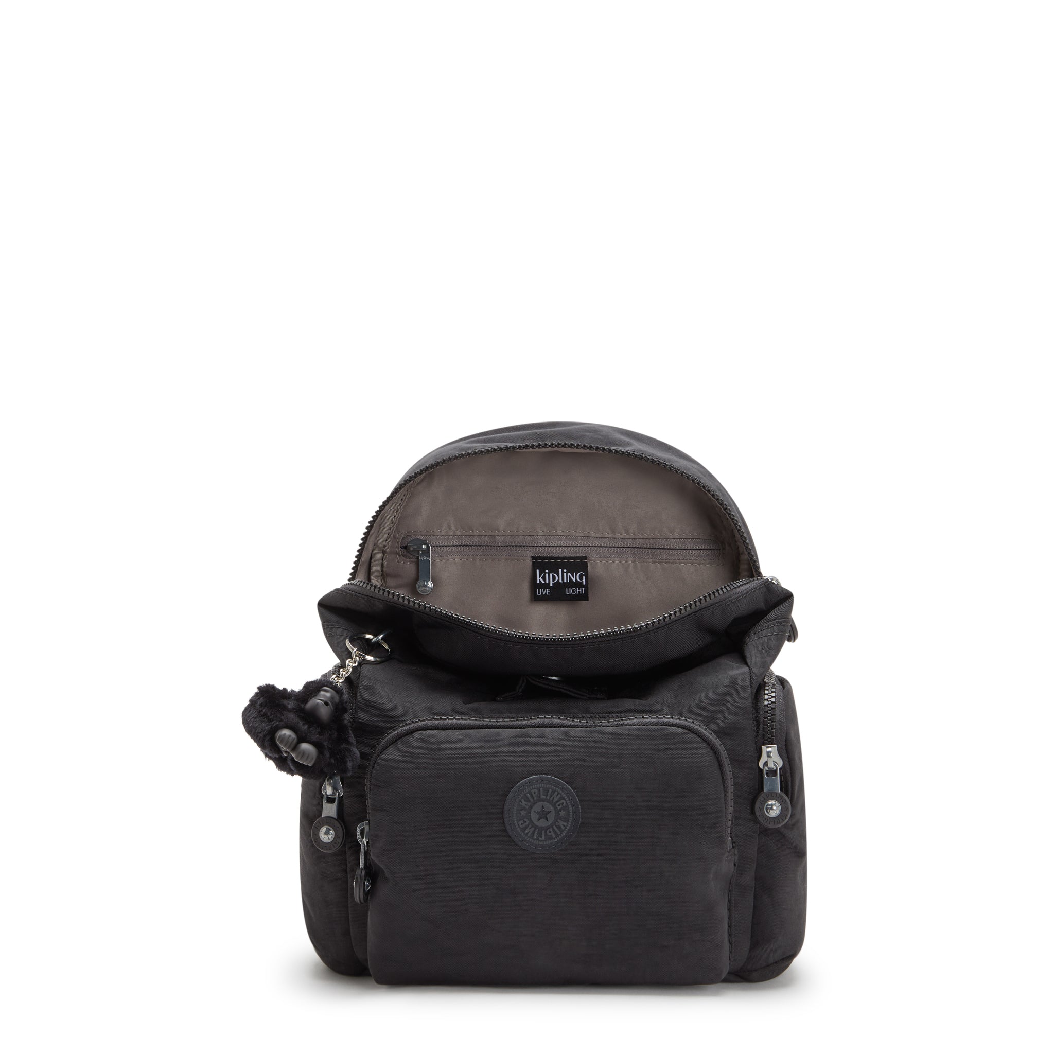 Kipling City Zip Mini Black Noir Backpack C2I6046-P39