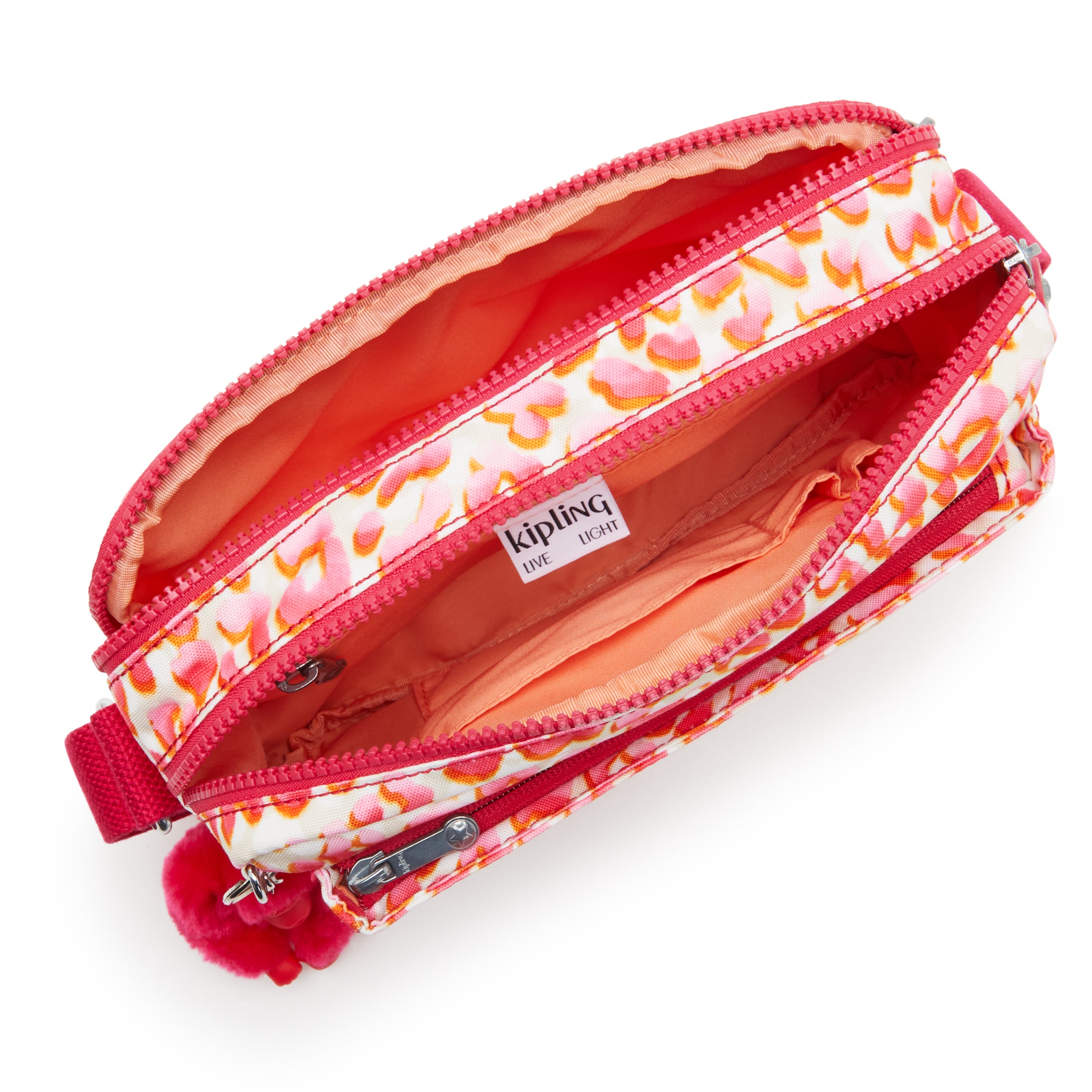 Kipling Abanu M Latin Cheetah Medium Crossbody Bag C2I6237-6LX