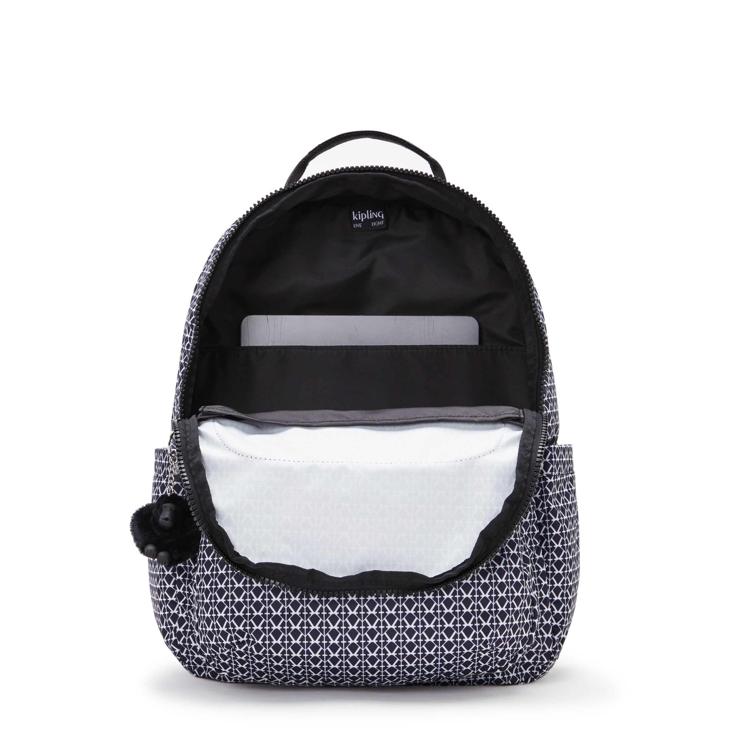 Kipling Seoul Signature Print Large Backpack C2I6269-DD2