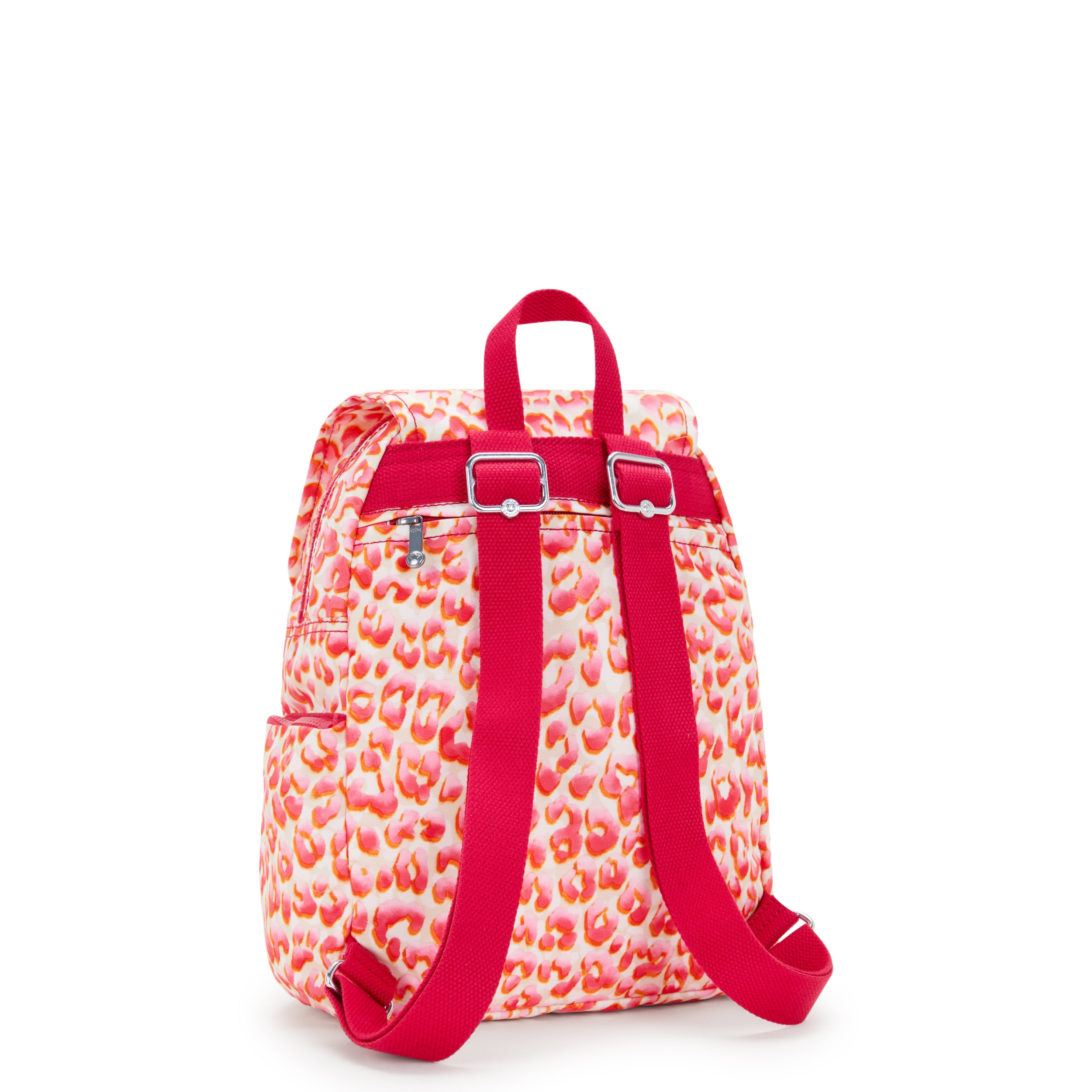 KIPLING-City Zip S-Small Backpack with Adjustable Straps-Latin Cheetah-I6345-6LX