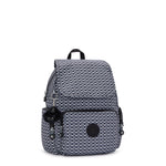 Kipling City Zip S Signature Print Backpack C2I6345-DD2
