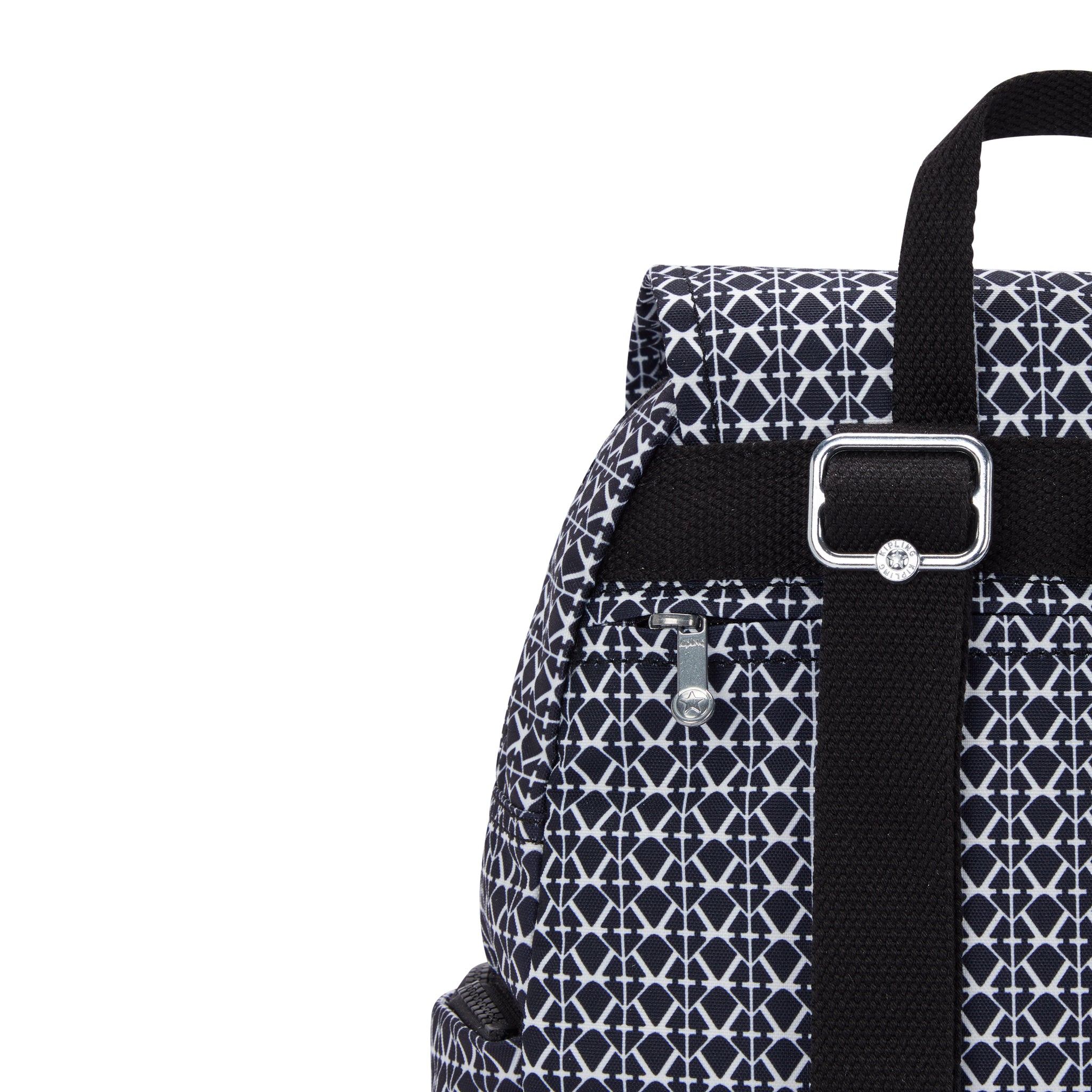 Kipling City Zip S Signature Print Backpack C2I6345-DD2