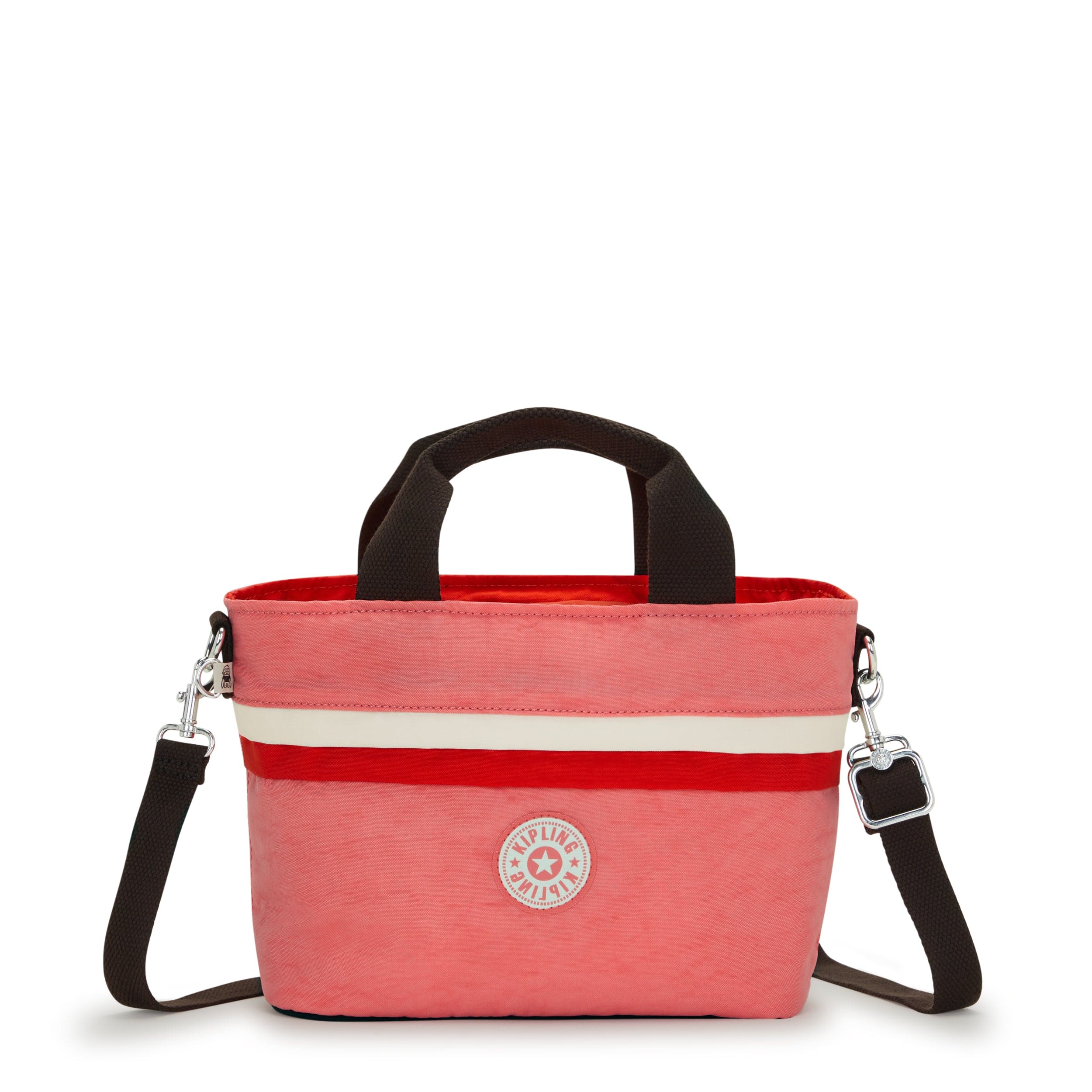 KIPLING-Minta-Small Shoulder Bag (With Removable Shoulder Strap)-Tango Pink Block-I6370-S7M