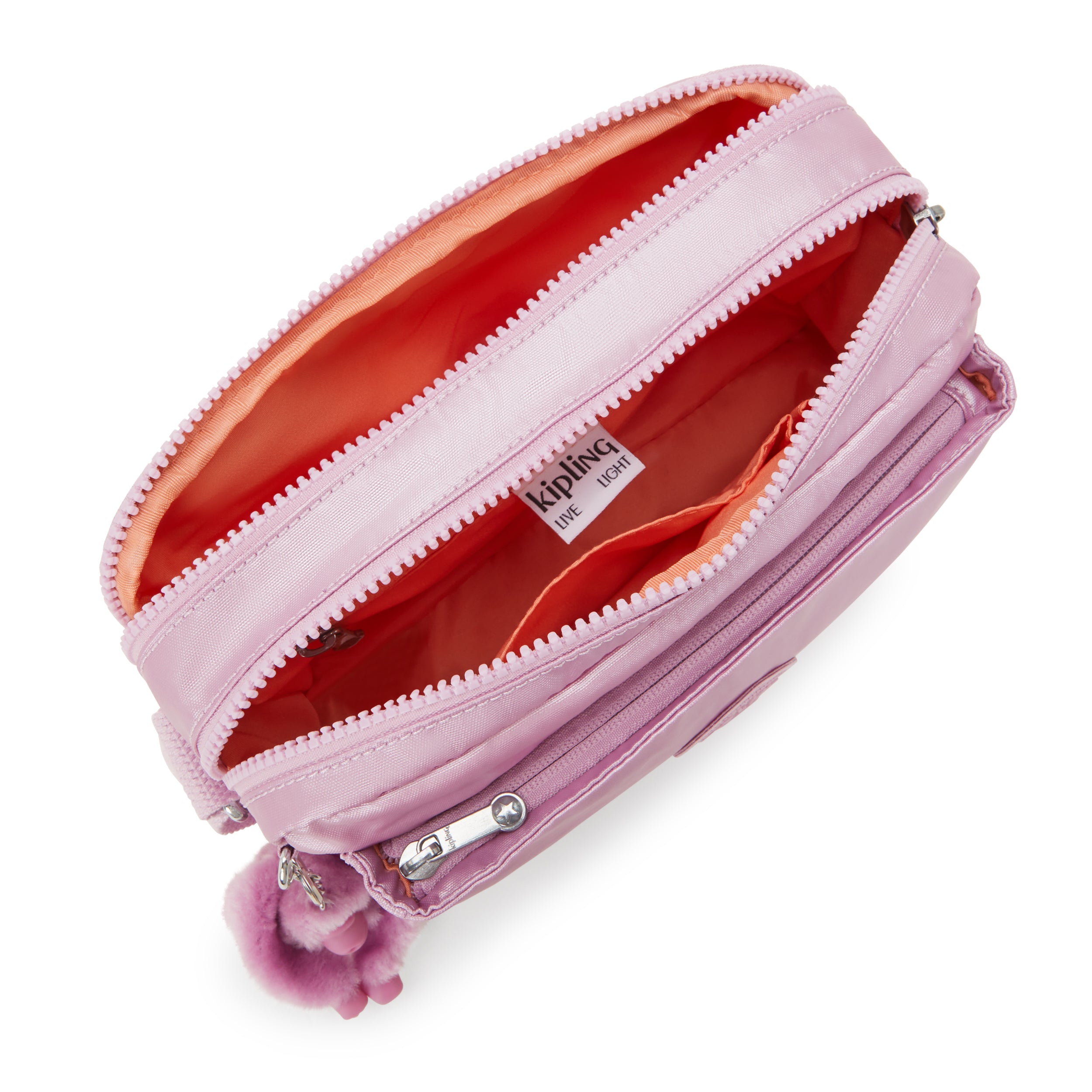 Kipling Abanu M Metallic Lilac Medium Crossbody Bag C2I6831-F4D